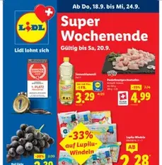 Lidl Aktionen - Prospekt Vorschau gültig ab 18.09.2025