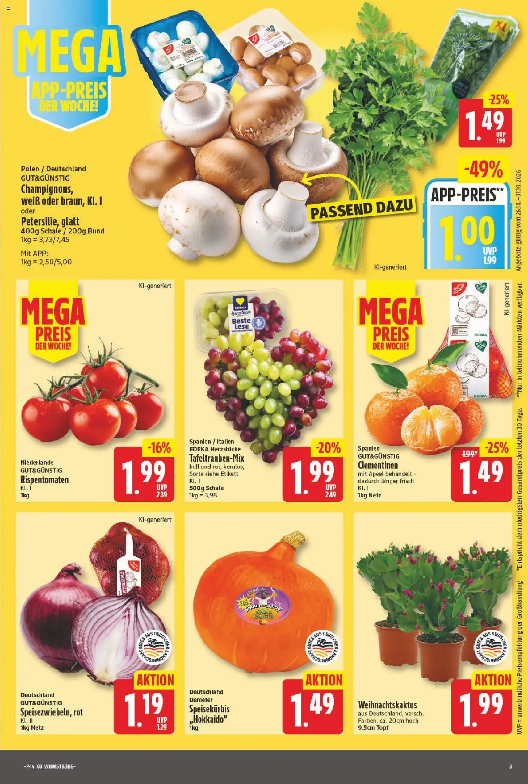 NP Discount Prospekt - Gültiger Prospekt ab 26.10.2026, Seite 3 von insgesamt 15