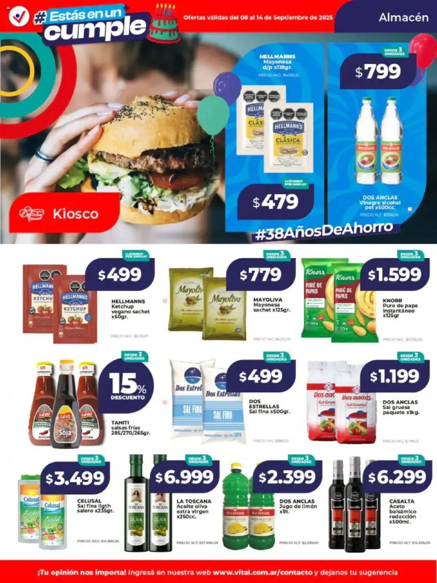 Vital ofertas - folleto válido desde 08/09/2025 página 14 de 21 Vital ofertas - folleto válido desde 08/09/2025 página 14 de 21