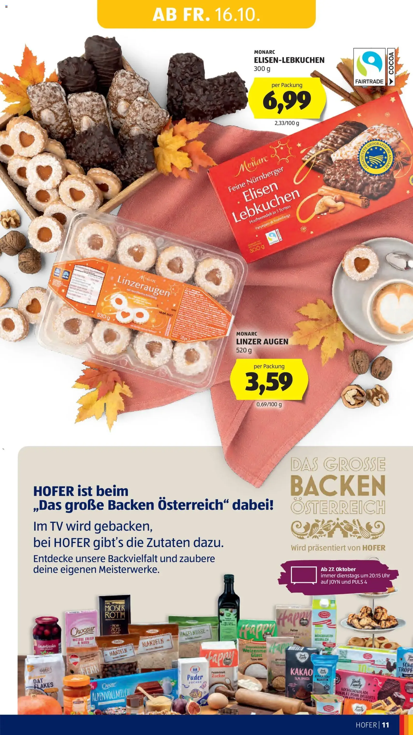 Hofer Flugblatt - Gültiger Prospekt ab 16.10.2026, Seite 19 von insgesamt 54