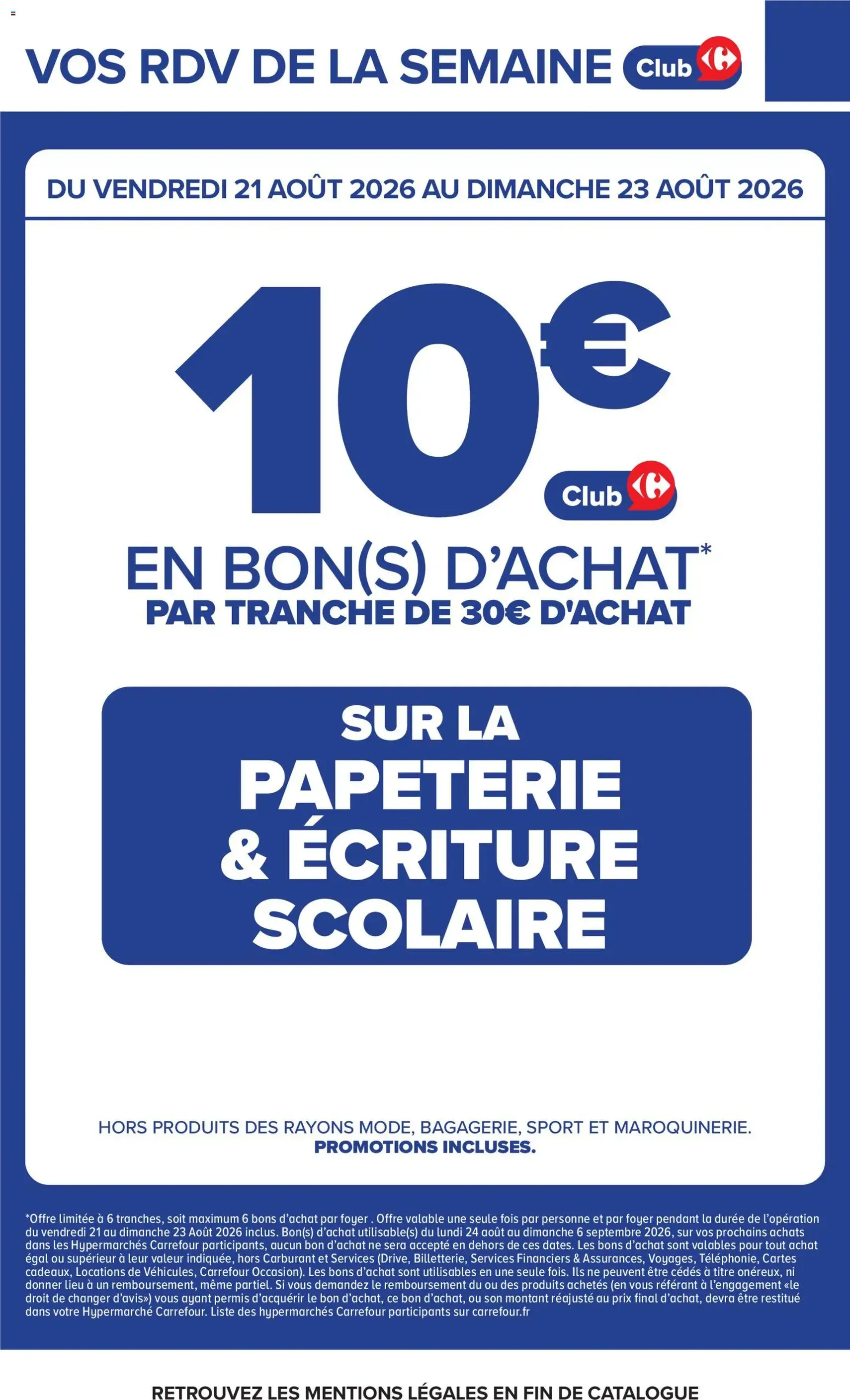 Carrefour Vos promos du quotidien - brochure valable à partir du 17/08/2026, page 4 sur 84