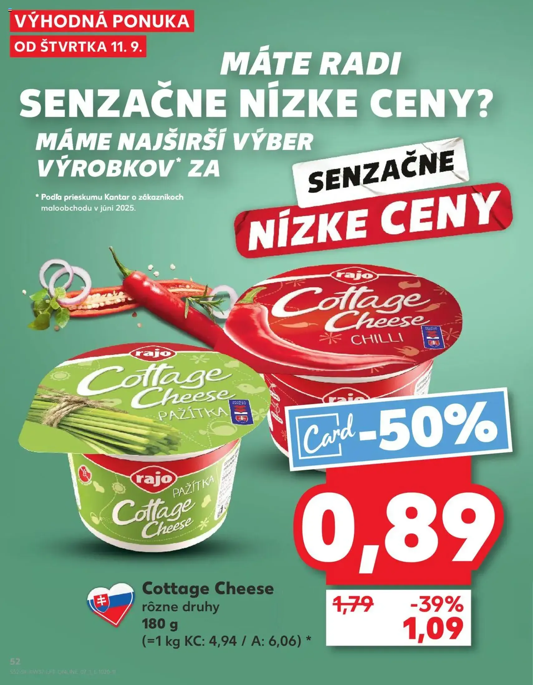 Kaufland Bratislava-Avion - platný leták od 11.09.2025 strana 52 z 78