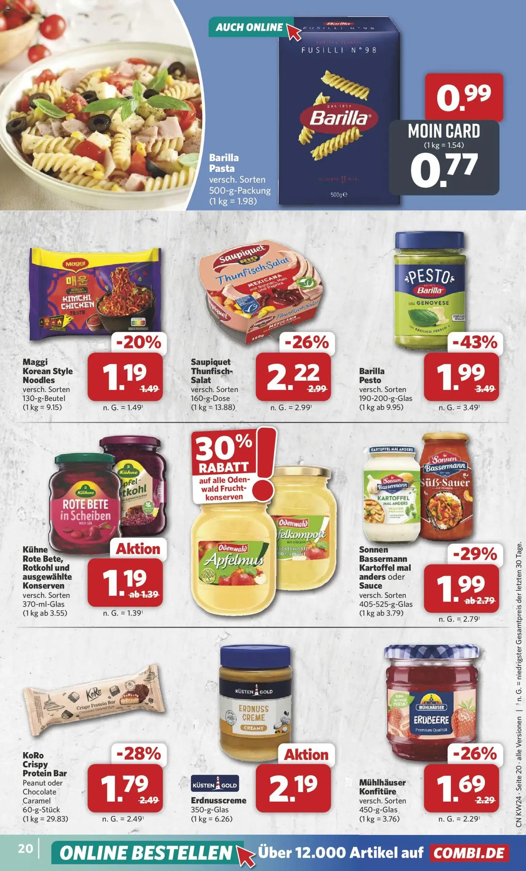 Combi Prospekt - Gültiger Prospekt ab 08.06.2026, Seite 20 von insgesamt 36