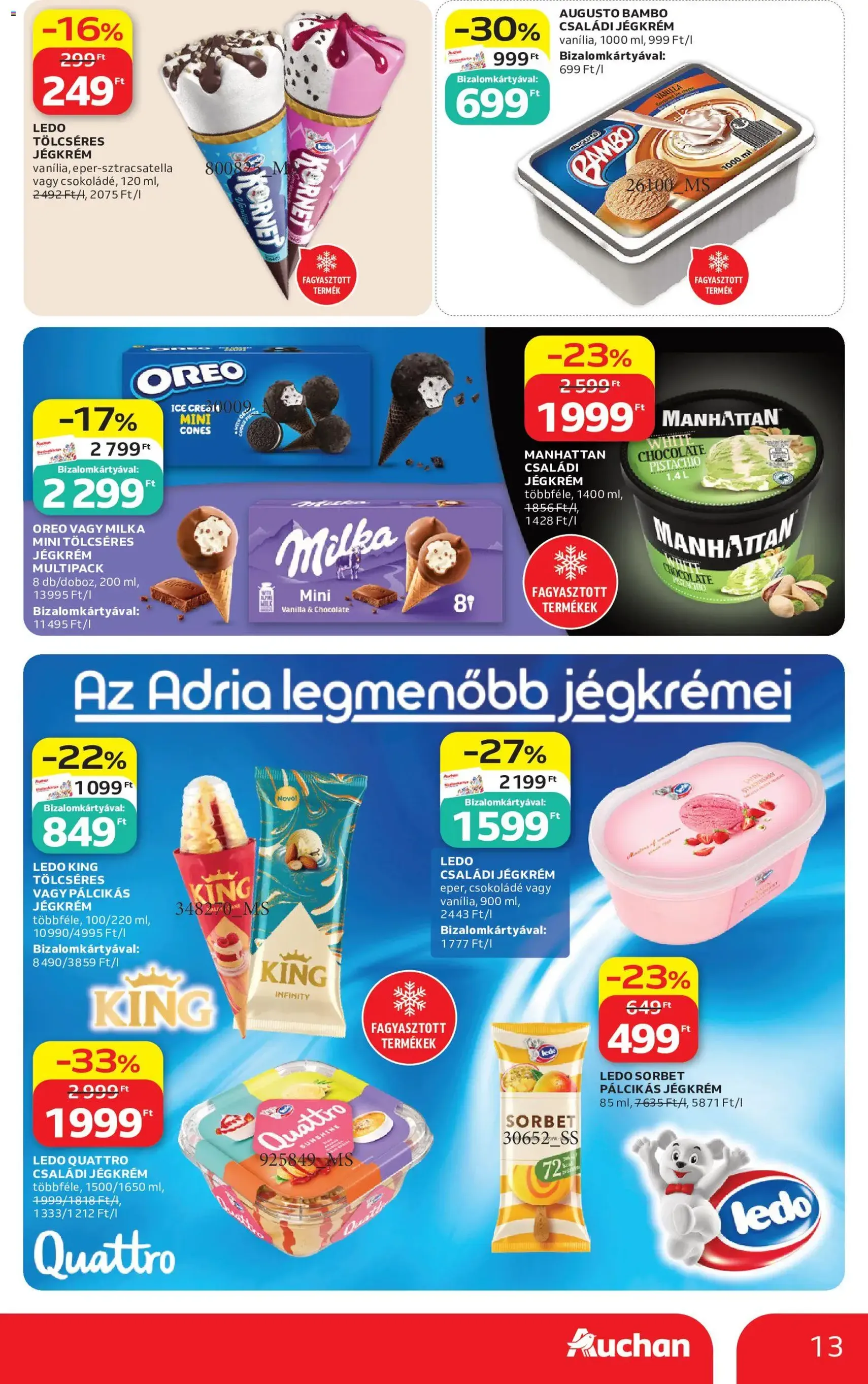Auchan akciós újság - 2026.06.18. érvényes szórólap 13 oldal 40 oldalból