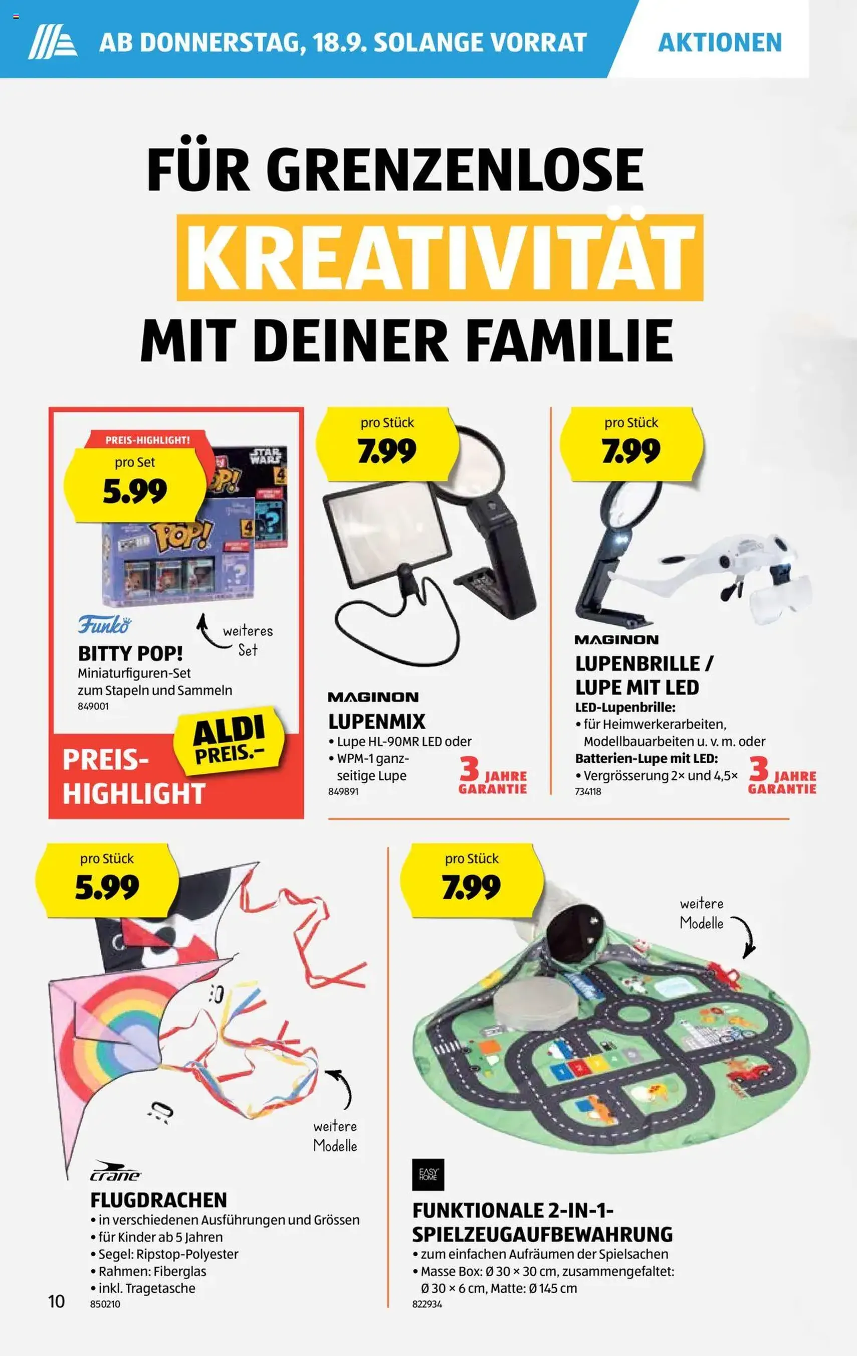 Aldi Aktionen - Gültiger Prospekt ab 18.09.2025, Seite 11 von insgesamt 32