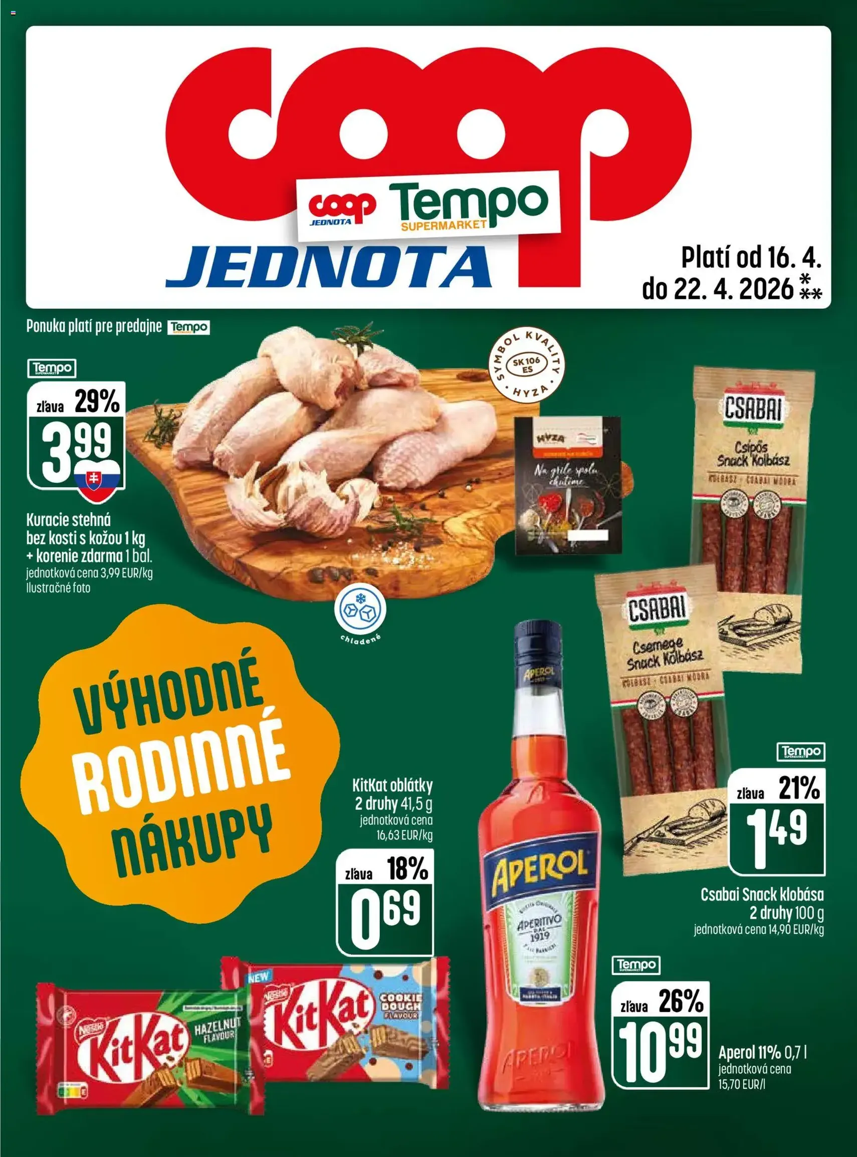 COOP Jednota leták - platný leták od 16.04.2026 strana 25 z 29