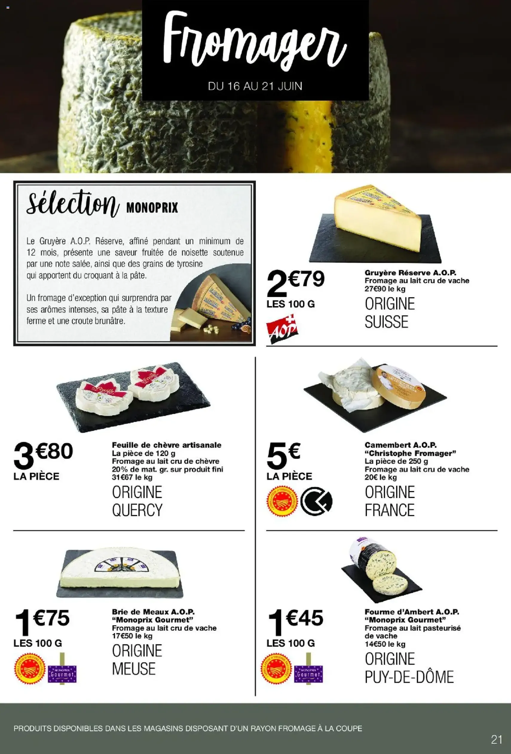 Monoprix catalogue - brochure valable à partir du 16/06/2026, page 21 sur 65