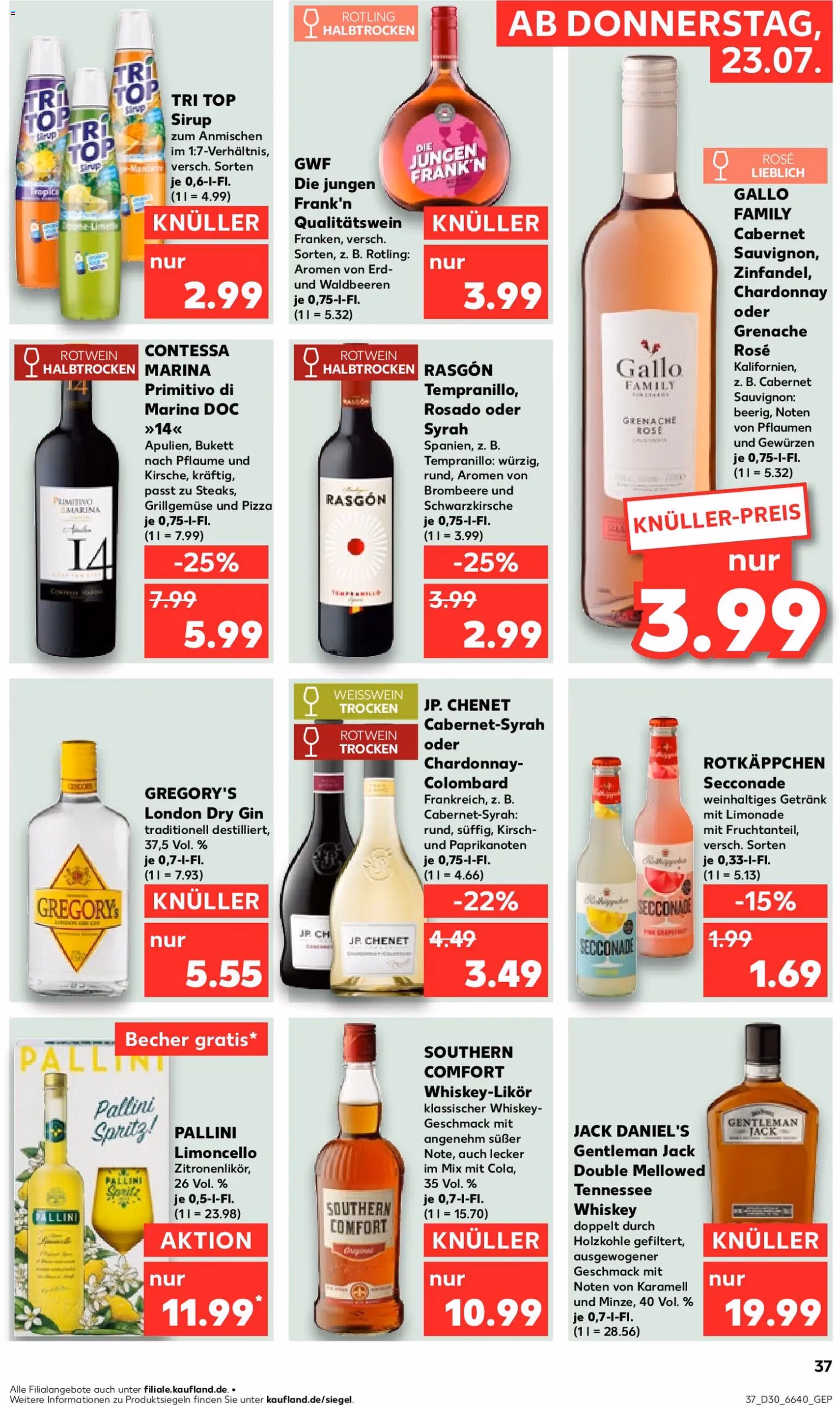 Kaufland Prospekt - Gültiger Prospekt ab 23.07.2026, Seite 37 von insgesamt 56