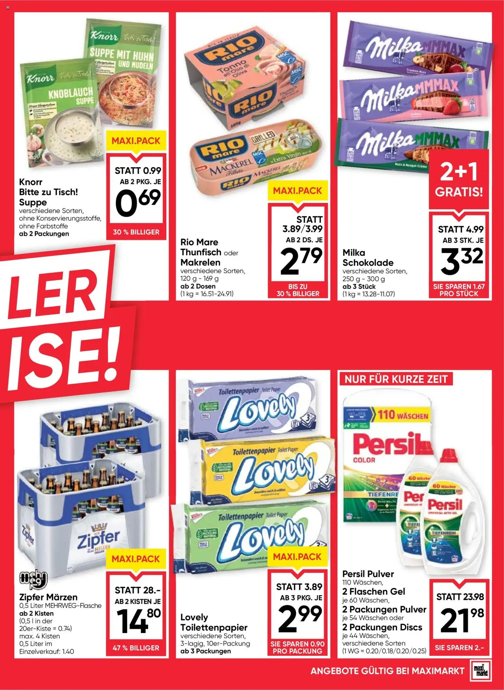Maximarkt Flugblatt - Gültiger Prospekt ab 23.07.2026, Seite 3 von insgesamt 24