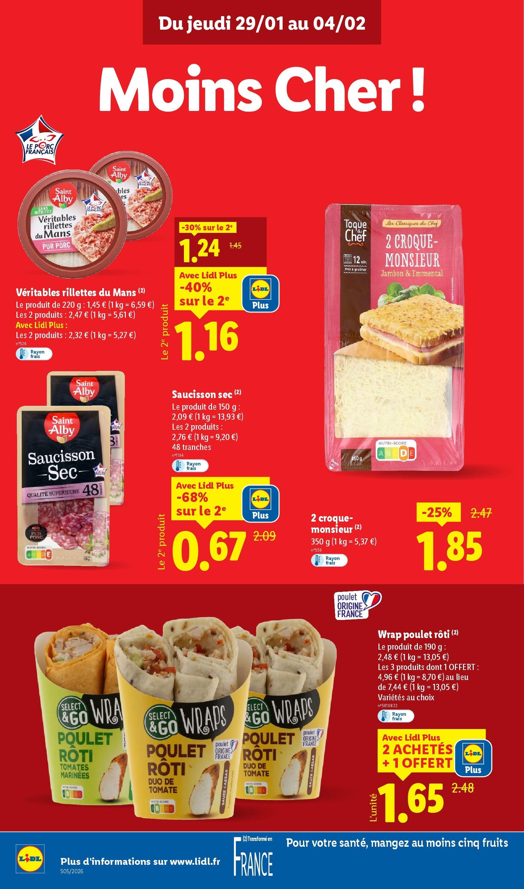 LIDL catalogue semaine 5 - brochure valable à partir du 29/01/2026, page 10 sur 75