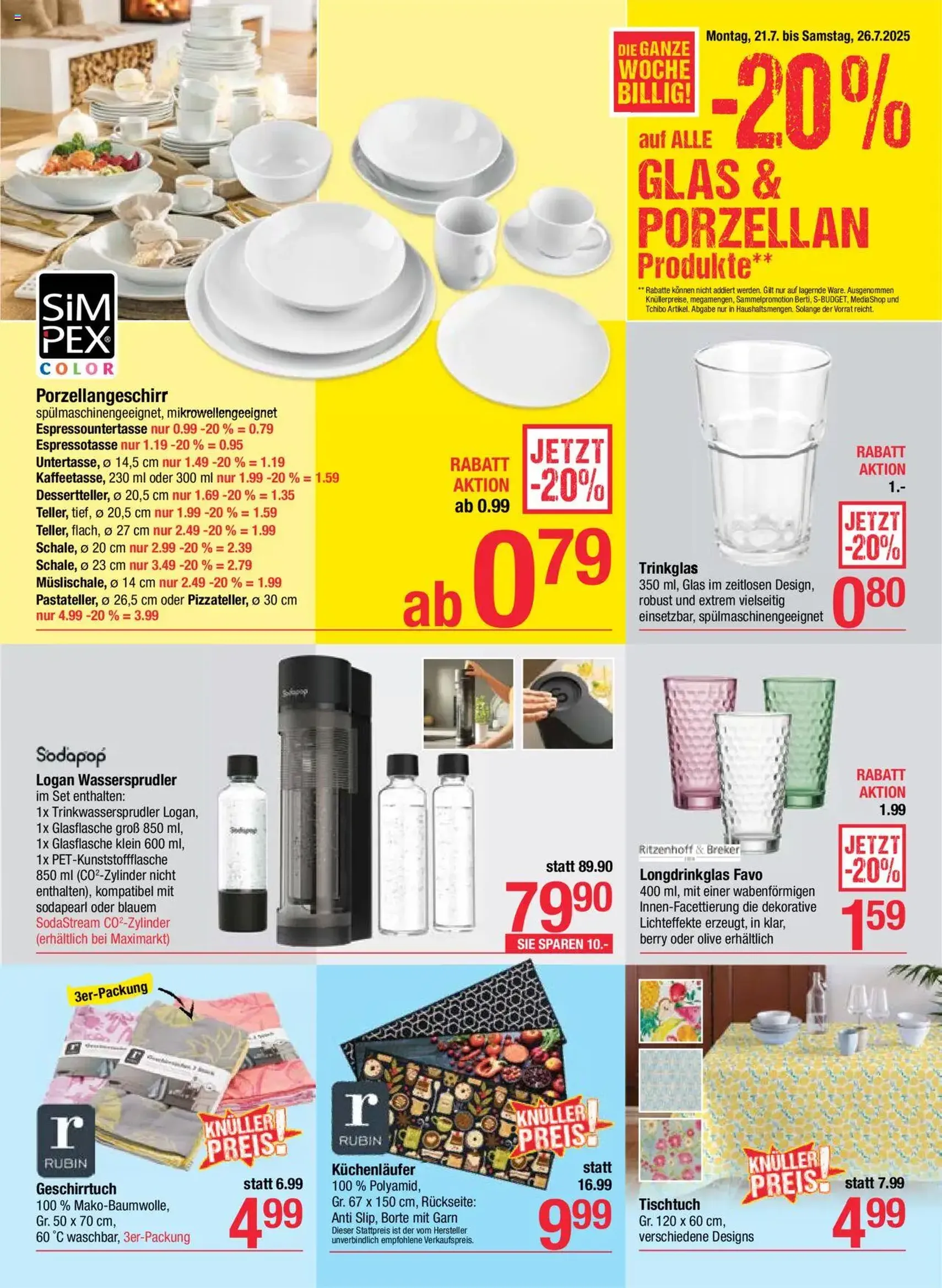 Maximarkt Flugblatt - Gültiger Prospekt ab 21.07.2025, Seite 15 von insgesamt 20 Maximarkt Flugblatt - Gültiger Prospekt ab 21.07.2025, Seite 15 von insgesamt 20