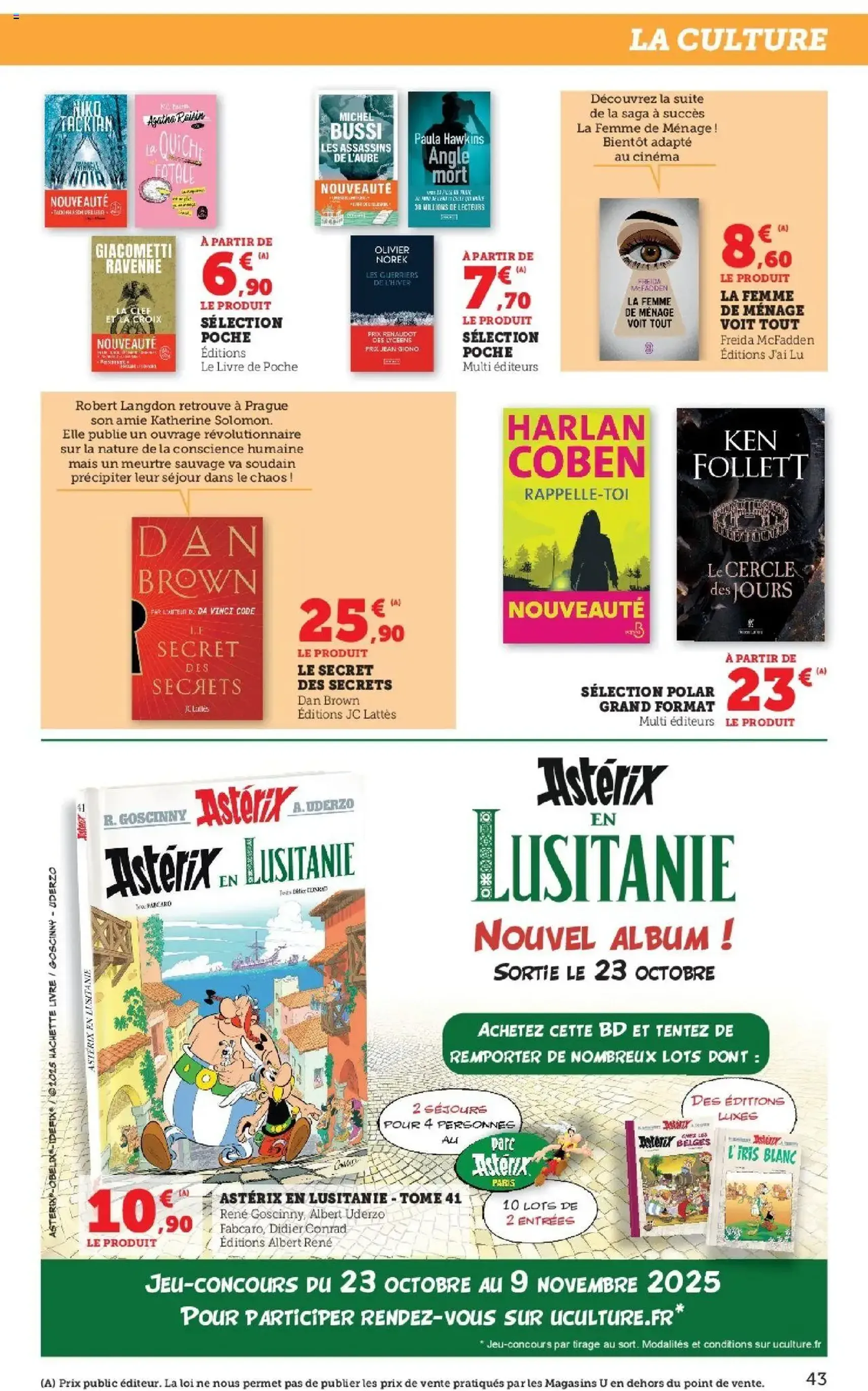 Hyper U catalogue - brochure valable à partir du 21/10/2025, page 43 sur 44 Hyper U catalogue - brochure valable à partir du 21/10/2025, page 43 sur 44