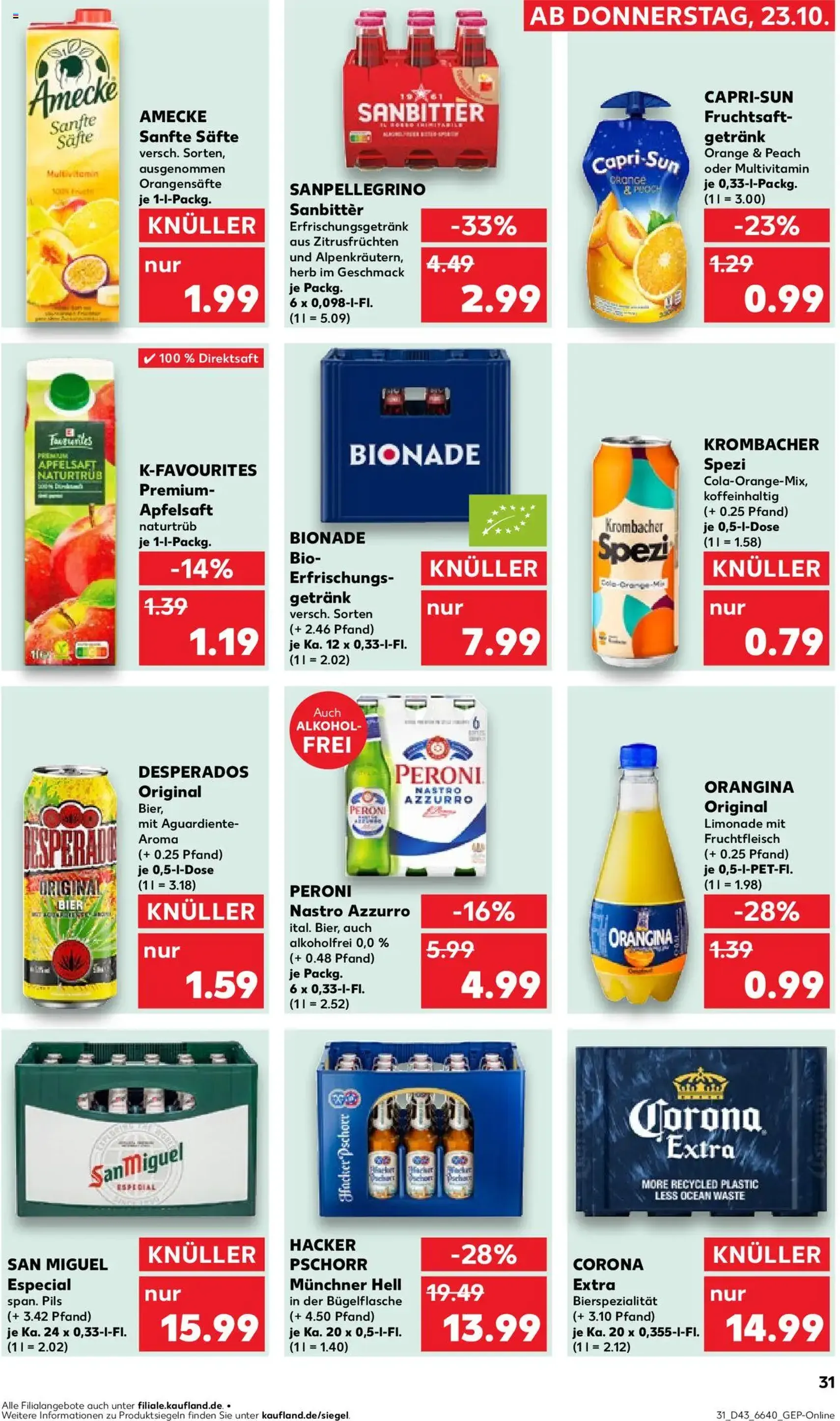 Kaufland Prospekt - Gültiger Prospekt ab 23.10.2025, Seite 31 von insgesamt 61 Kaufland Prospekt - Gültiger Prospekt ab 23.10.2025, Seite 31 von insgesamt 61
