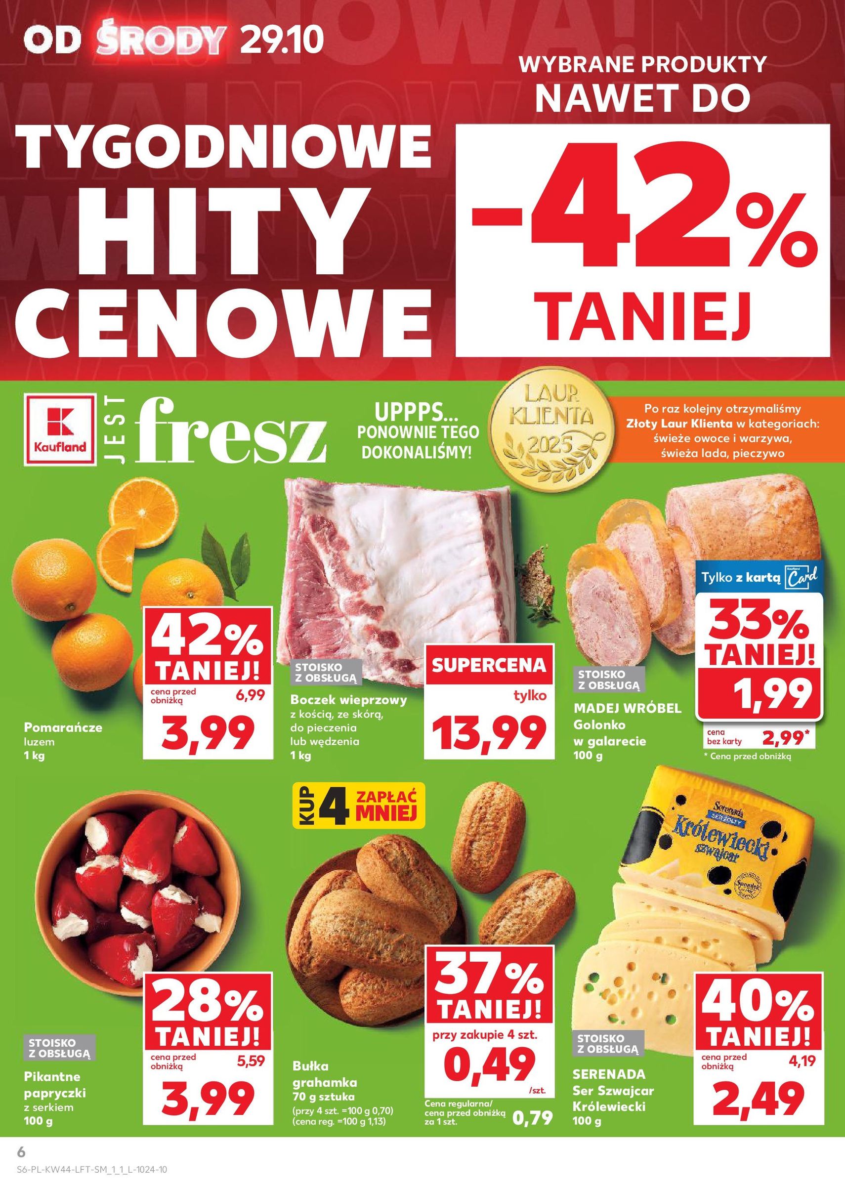 Kaufland gazetka - ważny gazetka od 29.10.2025 strona 6 z 63 Kaufland gazetka - ważny gazetka od 29.10.2025 strona 6 z 63