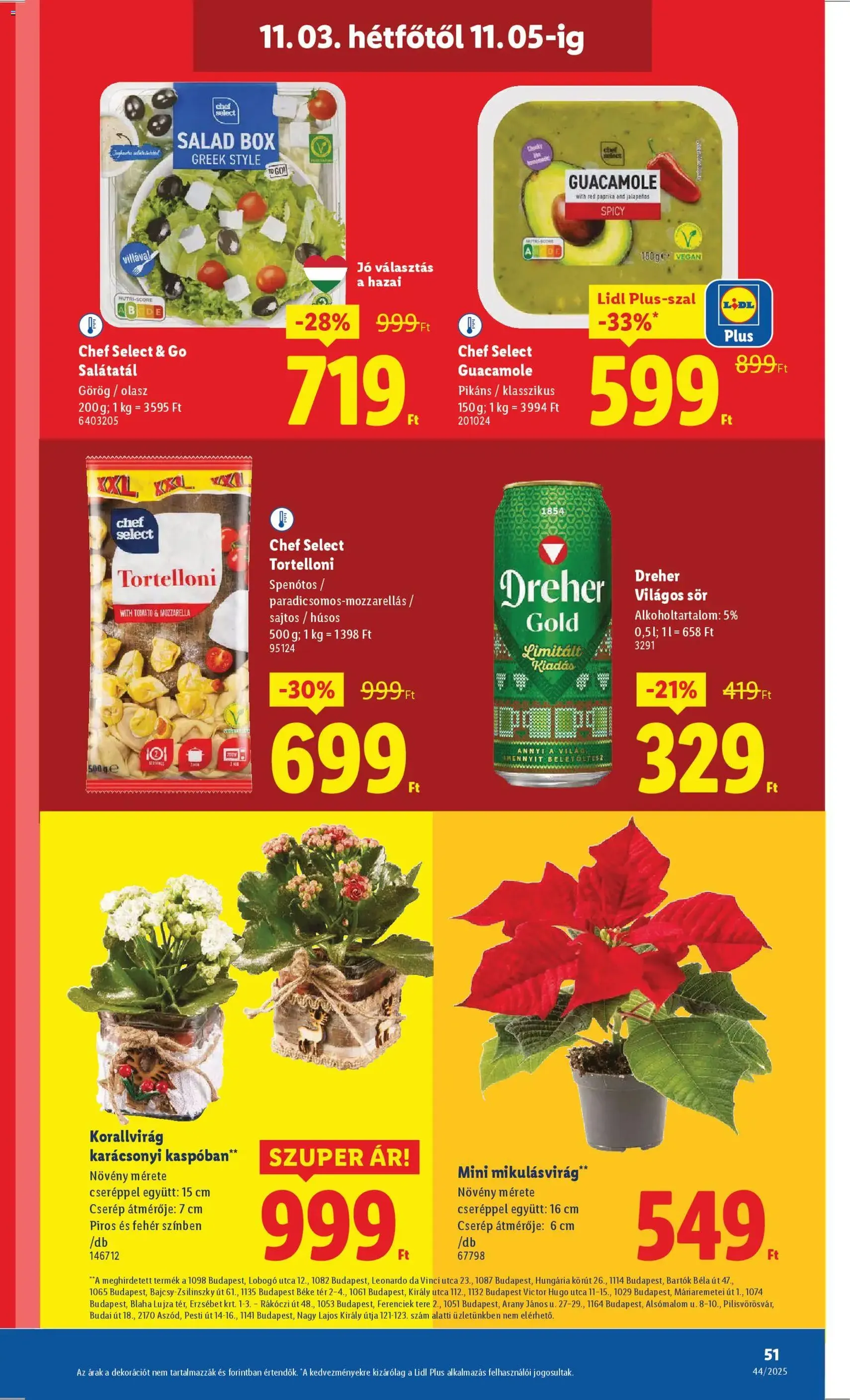 Lidl Akciós újság - 2025.10.30. érvényes szórólap 51 oldal 66 oldalból Lidl Akciós újság - 2025.10.30. érvényes szórólap 51 oldal 66 oldalból