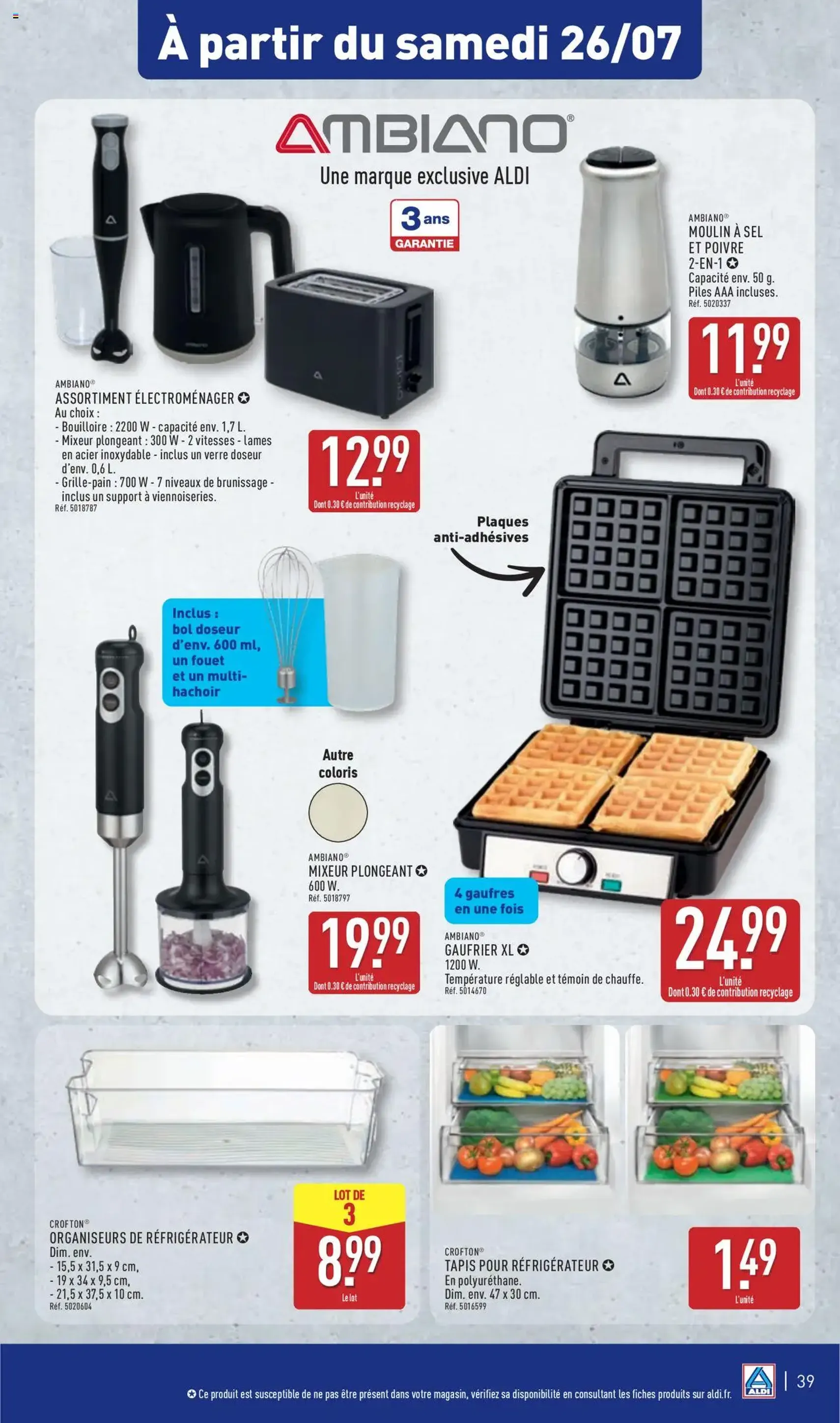 Aldi catalogue semaine 30 - brochure valable à partir du 22/07/2025, page 41 sur 45 Aldi catalogue semaine 30 - brochure valable à partir du 22/07/2025, page 41 sur 45