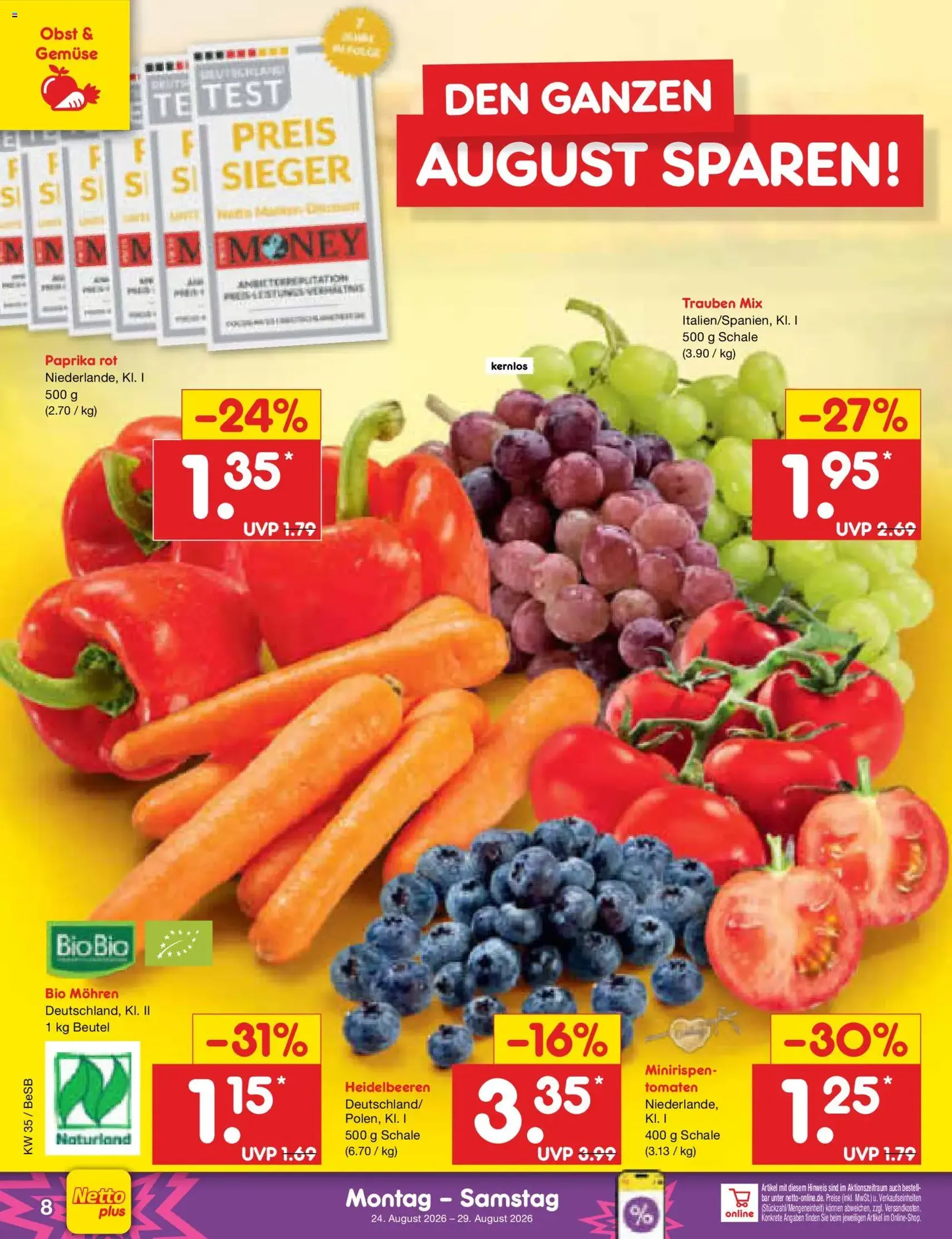 Netto Marken-Discount Prospekt - Gültiger Prospekt ab 24.08.2026, Seite 10 von insgesamt 68