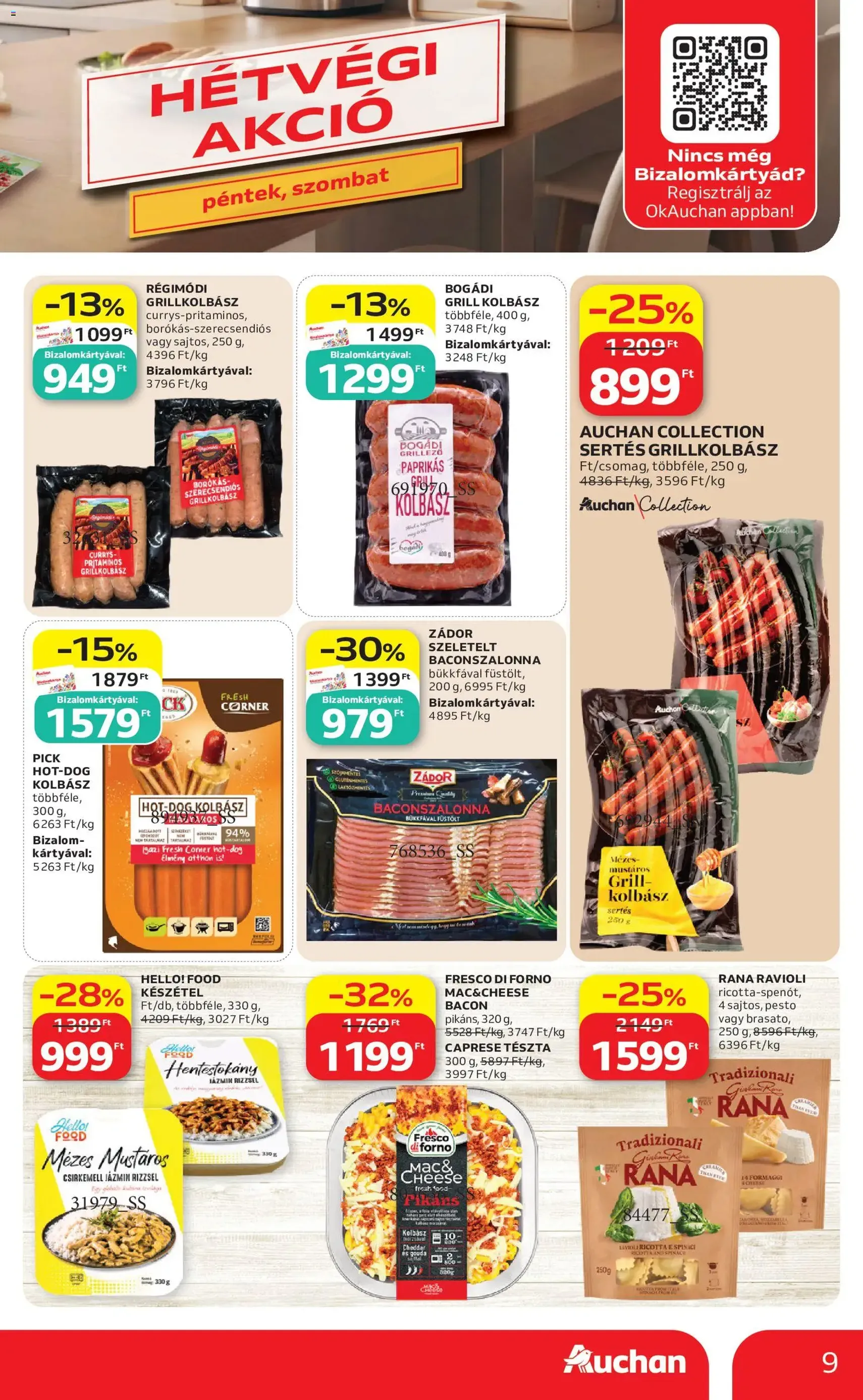 Auchan akciós újság - 2026.06.18. érvényes szórólap 9 oldal 40 oldalból