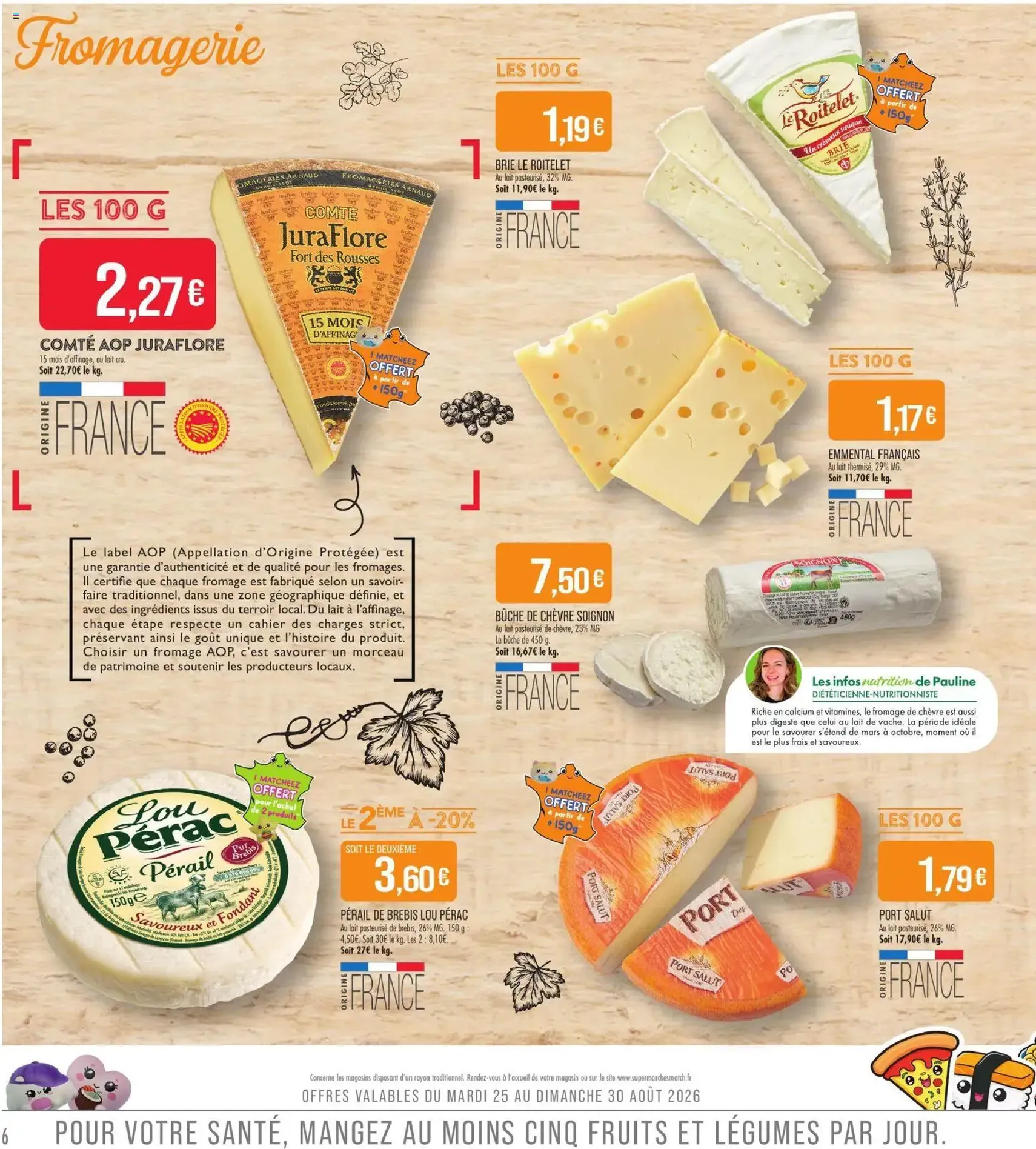 Match Supermarché catalogue - brochure valable à partir du 25/08/2026, page 6 sur 26