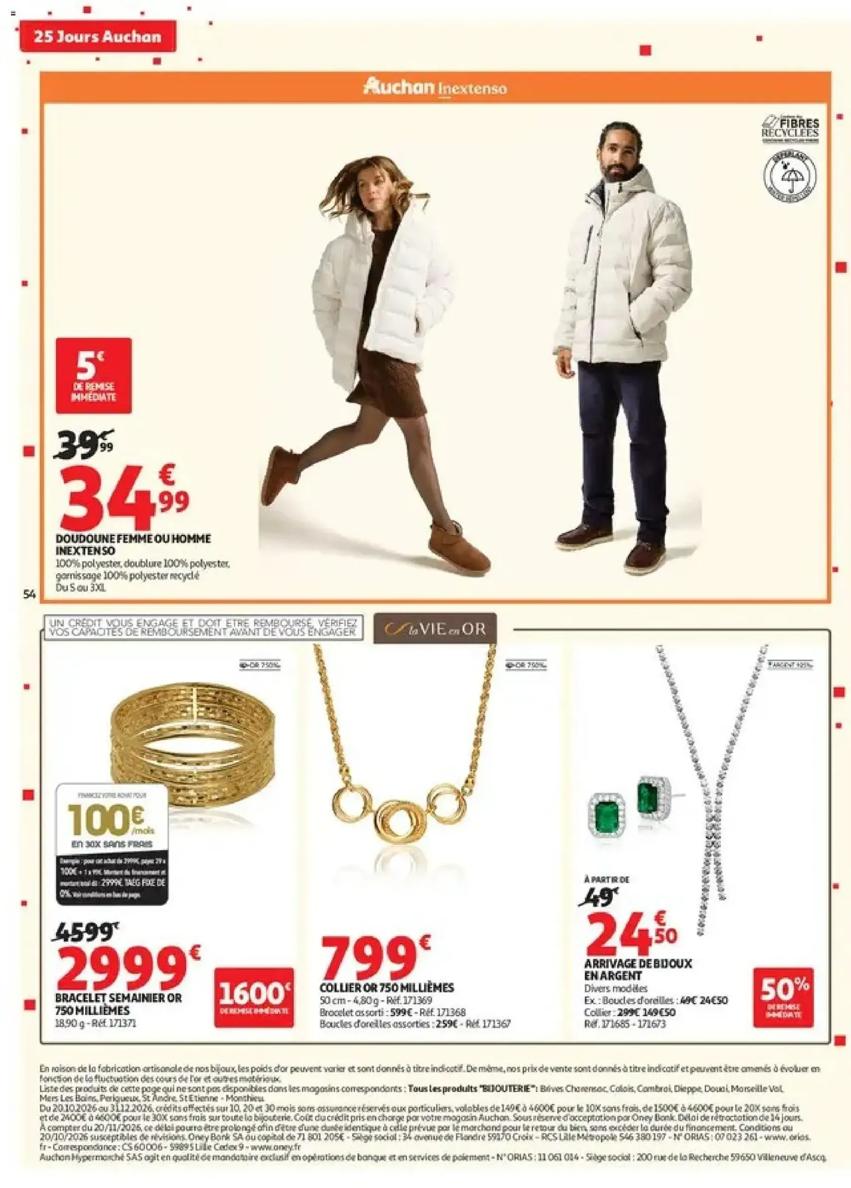 Auchan catalogue - brochure valable à partir du 27/10/2026, page 54 sur 72