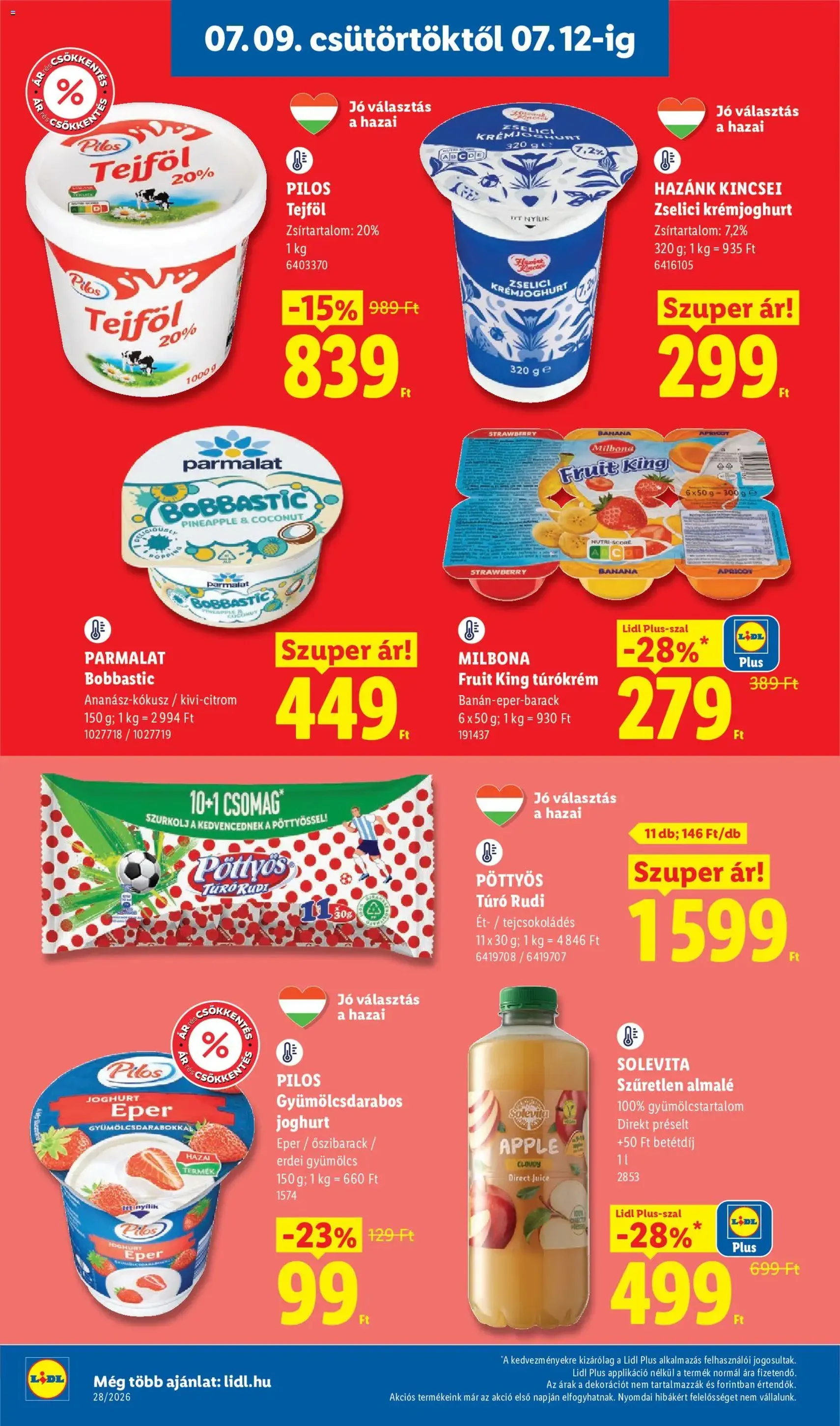 Lidl akciós újság - 2026.07.09. érvényes szórólap 12 oldal 80 oldalból