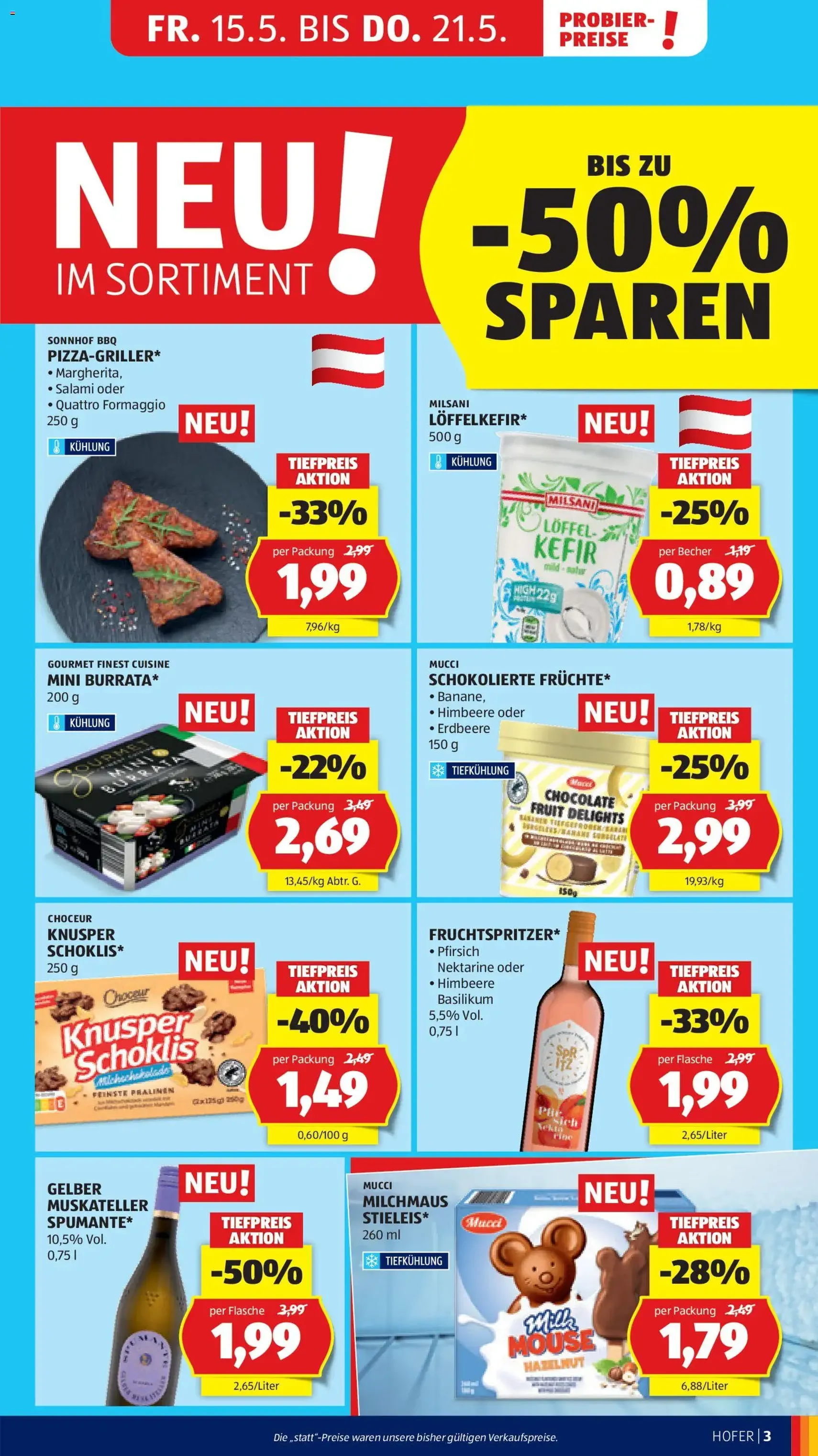 Hofer Flugblatt - Gültiger Prospekt ab 15.05.2026, Seite 5 von insgesamt 46
