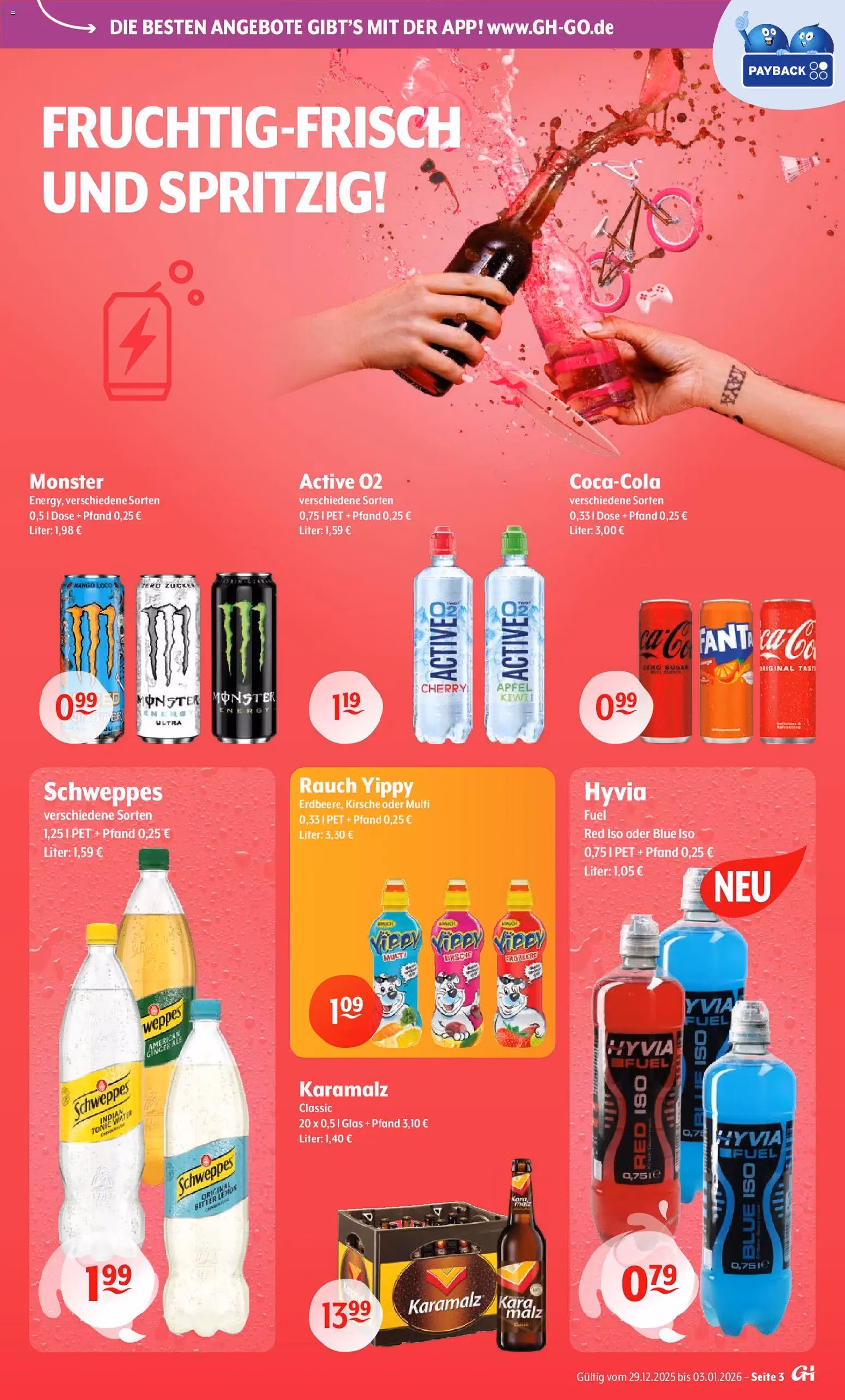 Trink und Spare Prospekt - Gültiger Prospekt ab 29.12.2025, Seite 3 von insgesamt 10