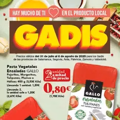 Vista previa del folleto Gadis folleto válido desde 31/07/2025