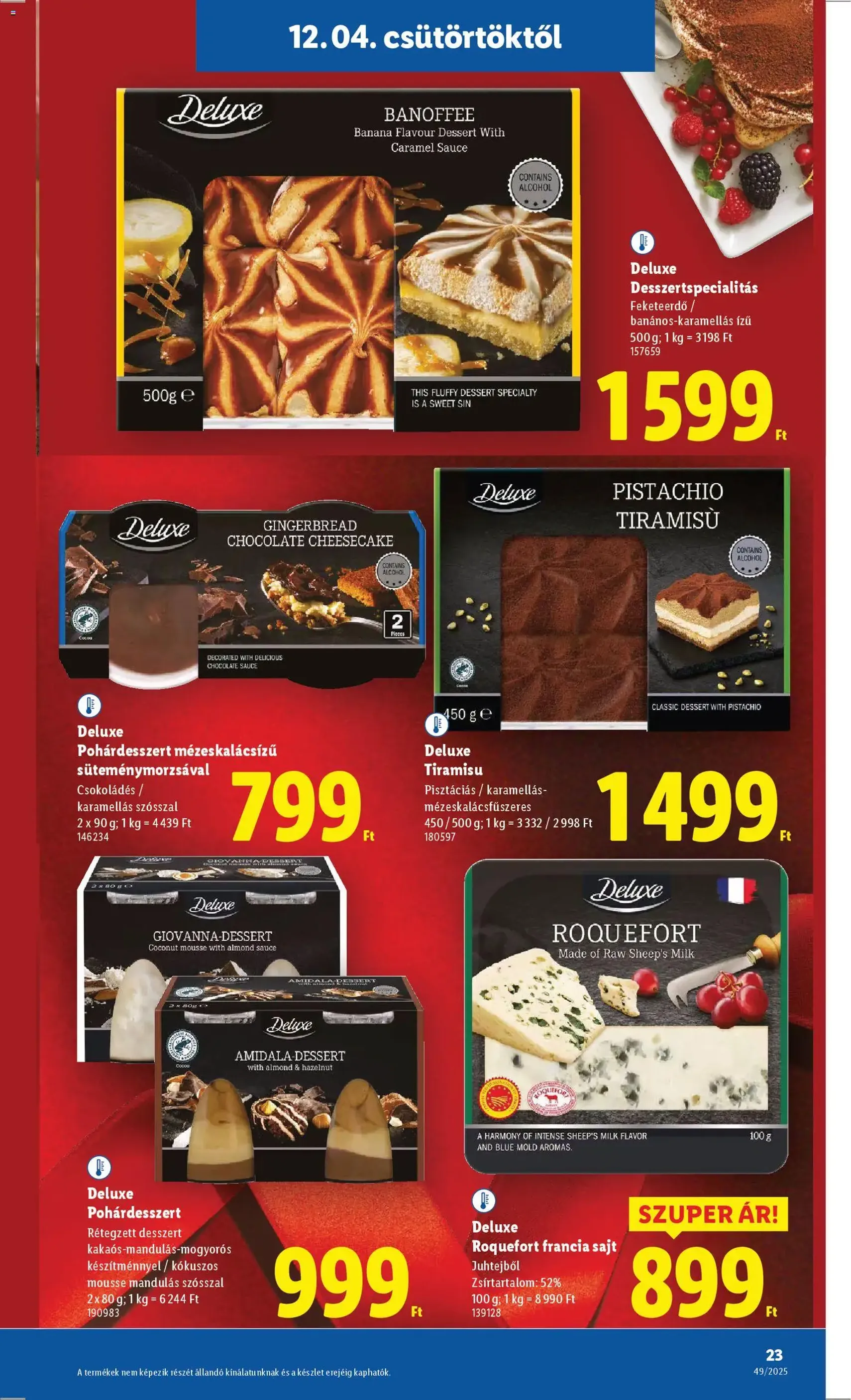 Lidl Akciós újság - 2025.12.04. érvényes szórólap 23 oldal 62 oldalból