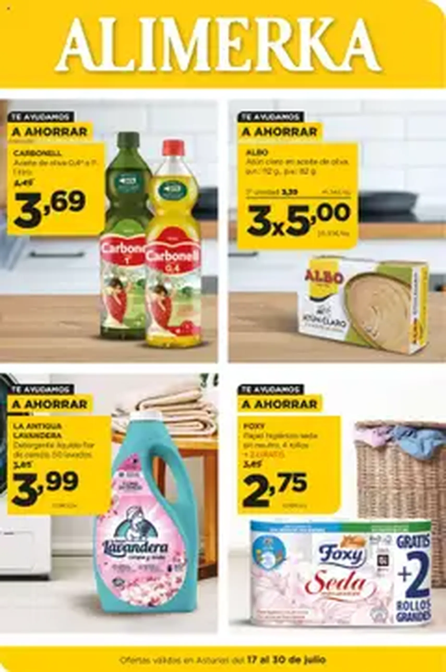 Alimerka folleto Asturias - folleto válido desde 17/07/2025 página 1 de 1