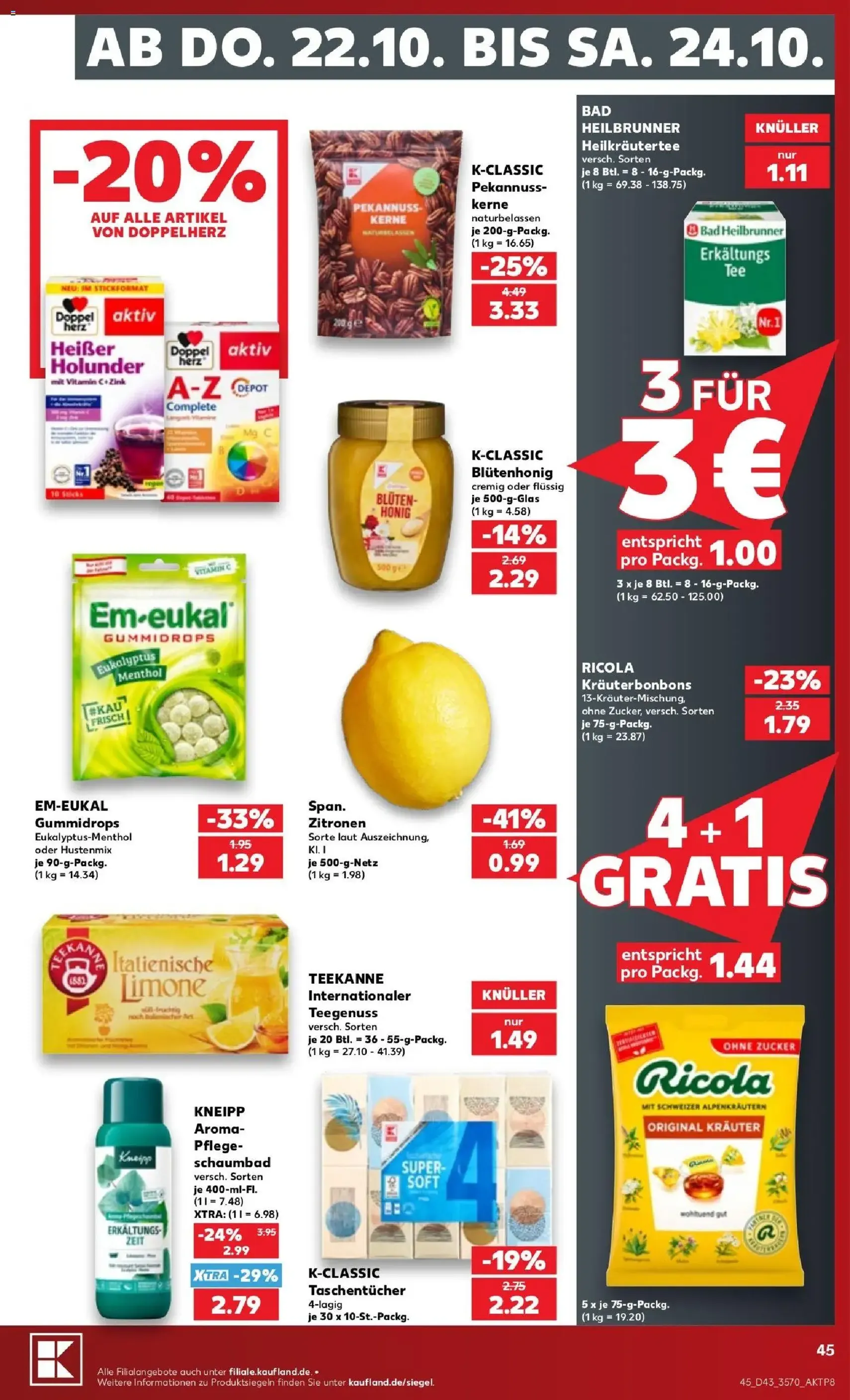 Kaufland Prospekt - Gültiger Prospekt ab 19.10.2026, Seite 45 von insgesamt 68