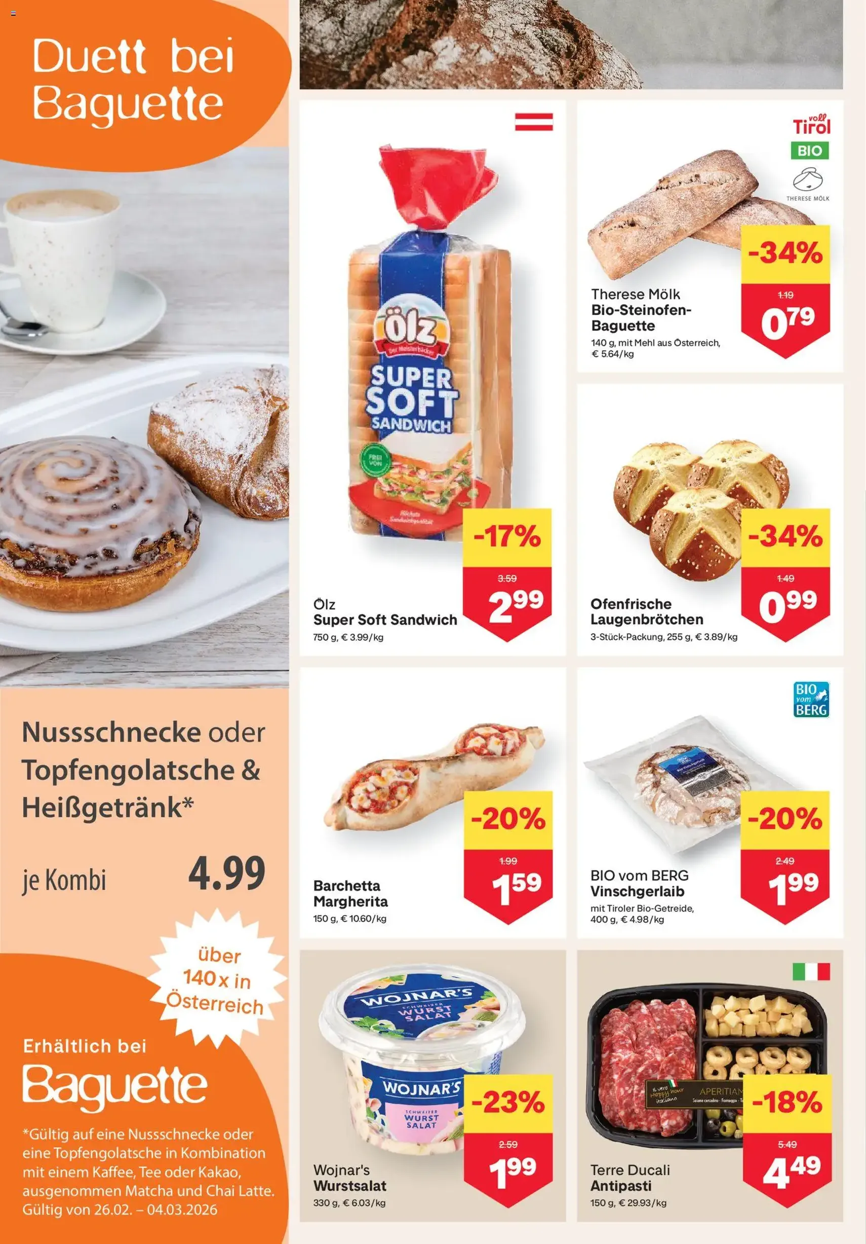 MPREIS Flugblatt - Gültiger Prospekt ab 26.02.2026, Seite 4 von insgesamt 17