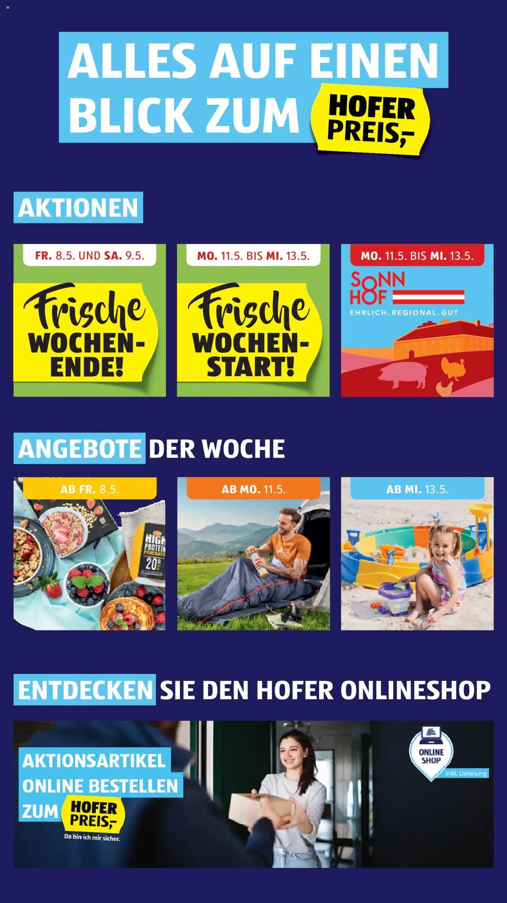Hofer Flugblatt - Gültiger Prospekt ab 06.05.2026, Seite 2 von insgesamt 46