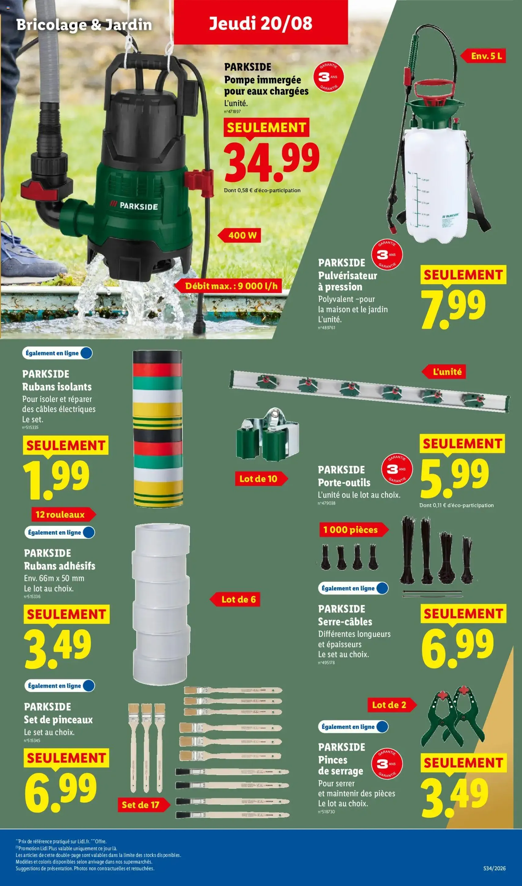 LIDL catalogue - brochure valable à partir du 20/08/2026, page 39 sur 54