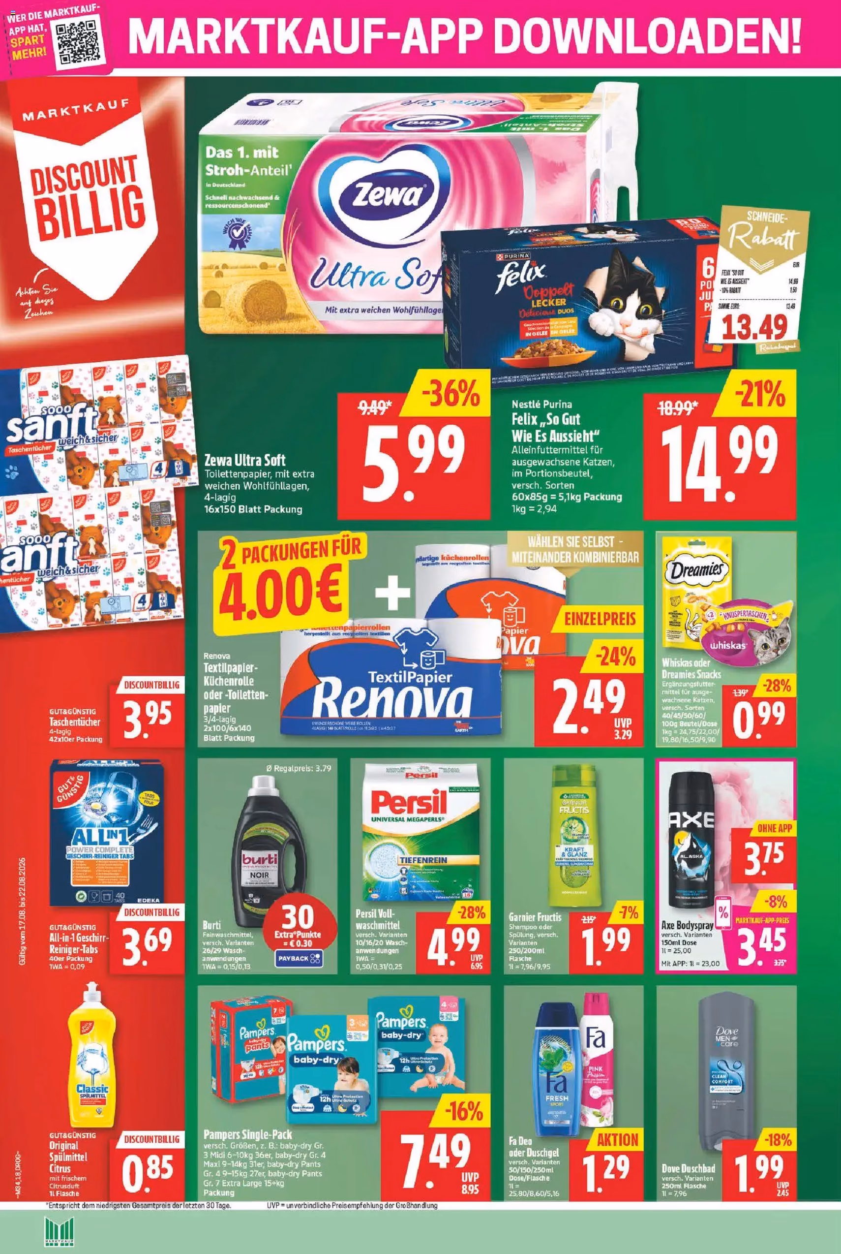 Marktkauf Prospekt - Gültiger Prospekt ab 17.08.2026, Seite 18 von insgesamt 32