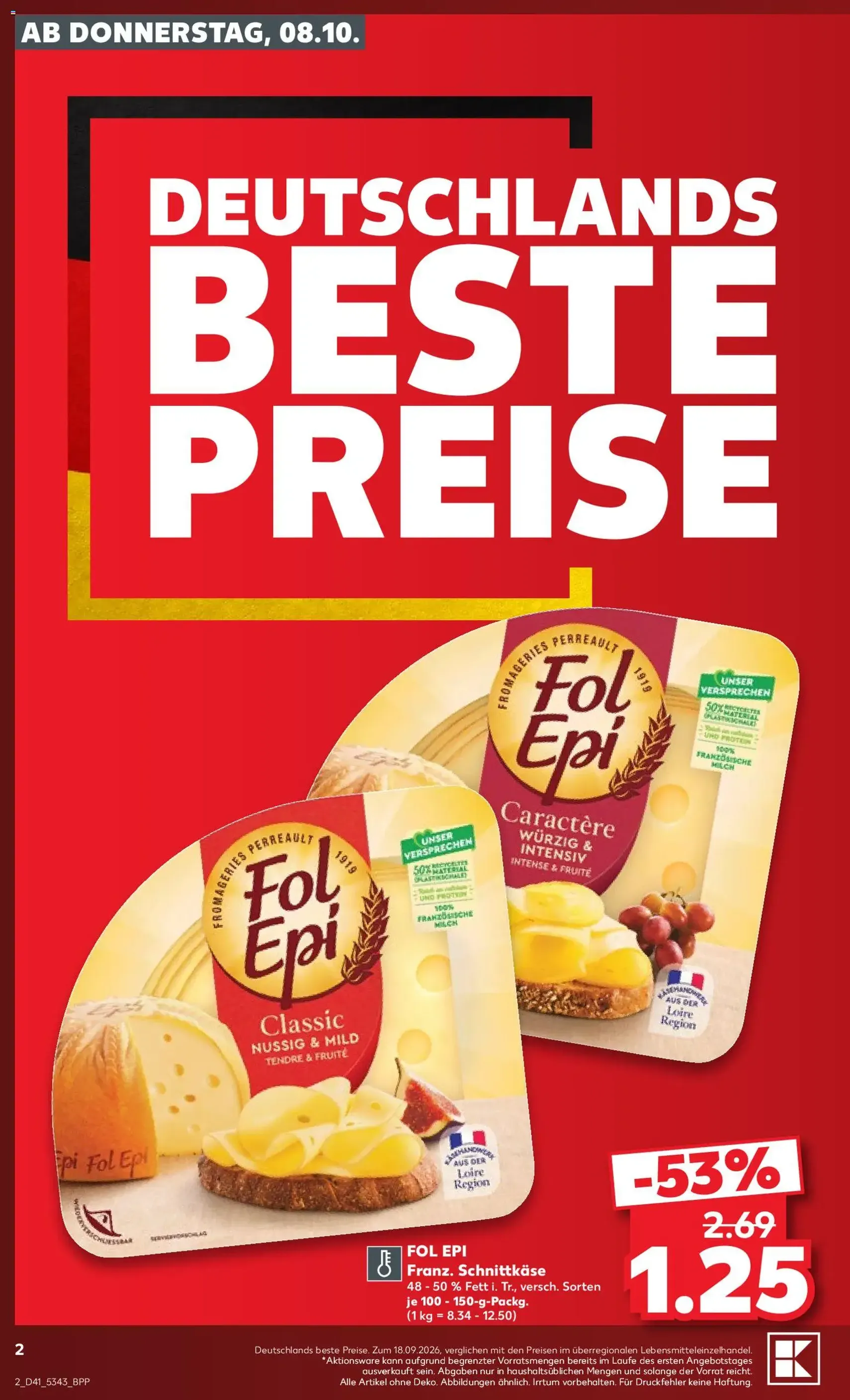 Kaufland Prospekt - Gültiger Prospekt ab 08.10.2026, Seite 2 von insgesamt 70