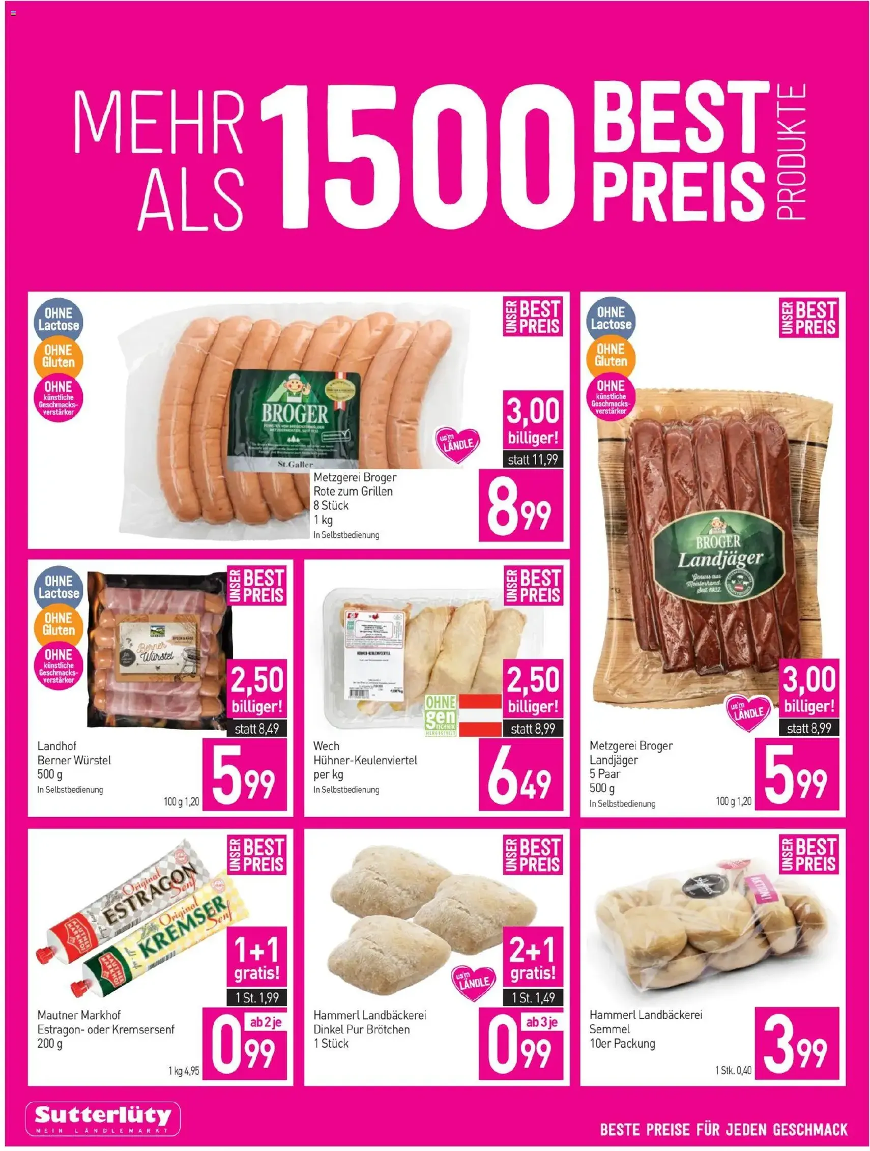 Sutterlüty Flugblatt - Gültiger Prospekt ab 30.04.2026, Seite 2 von insgesamt 20