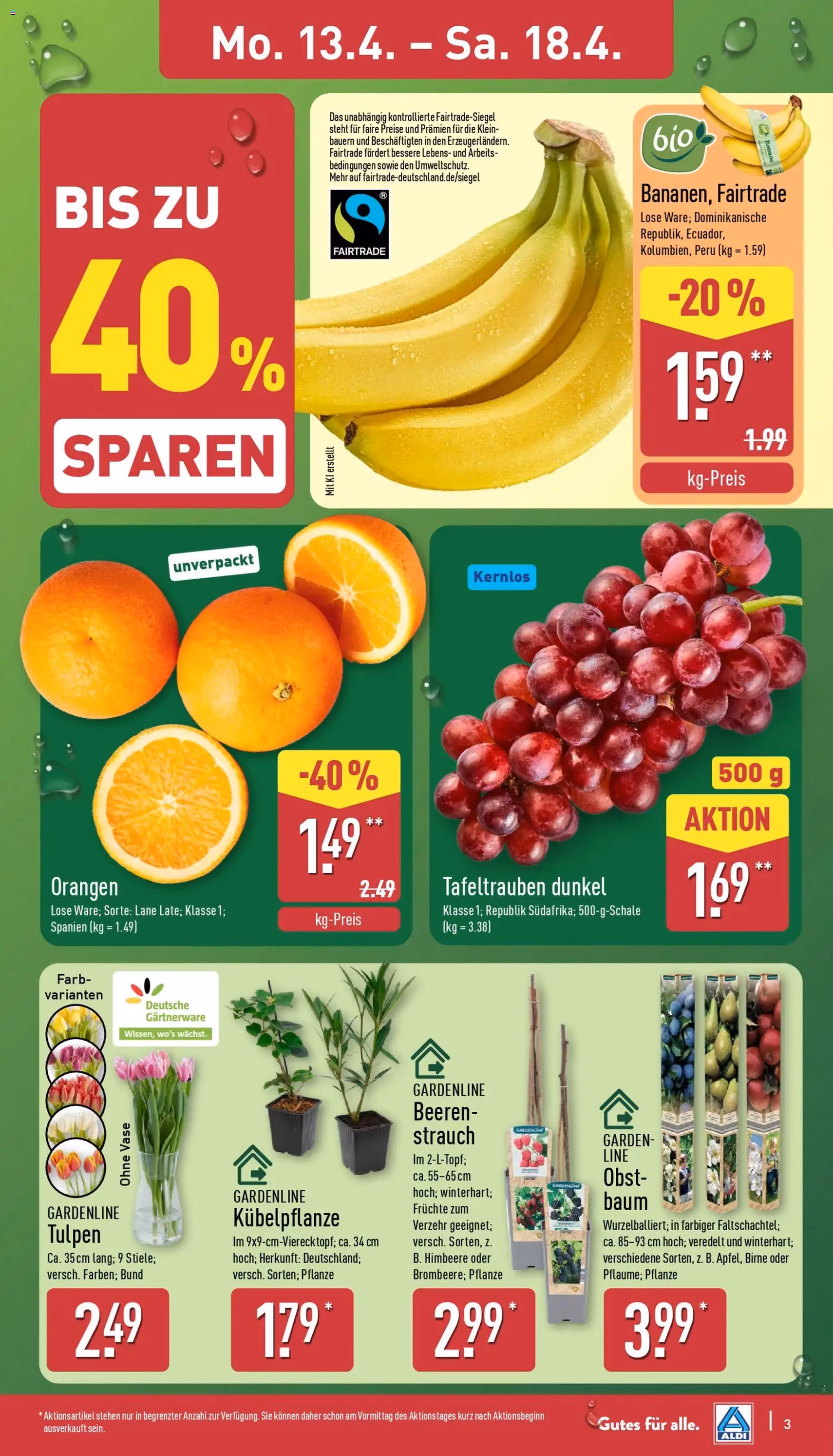Aldi Prospekt - Gültiger Prospekt ab 13.04.2026, Seite 7 von insgesamt 40