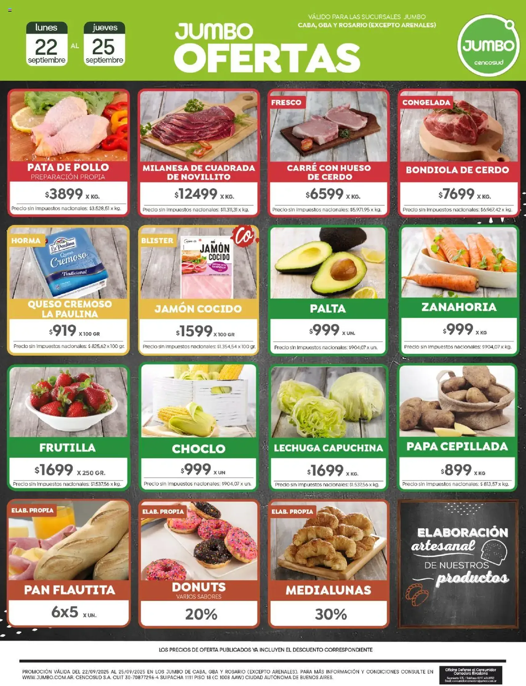 Jumbo ofertas - folleto válido desde 22/09/2025 página 1 de 2