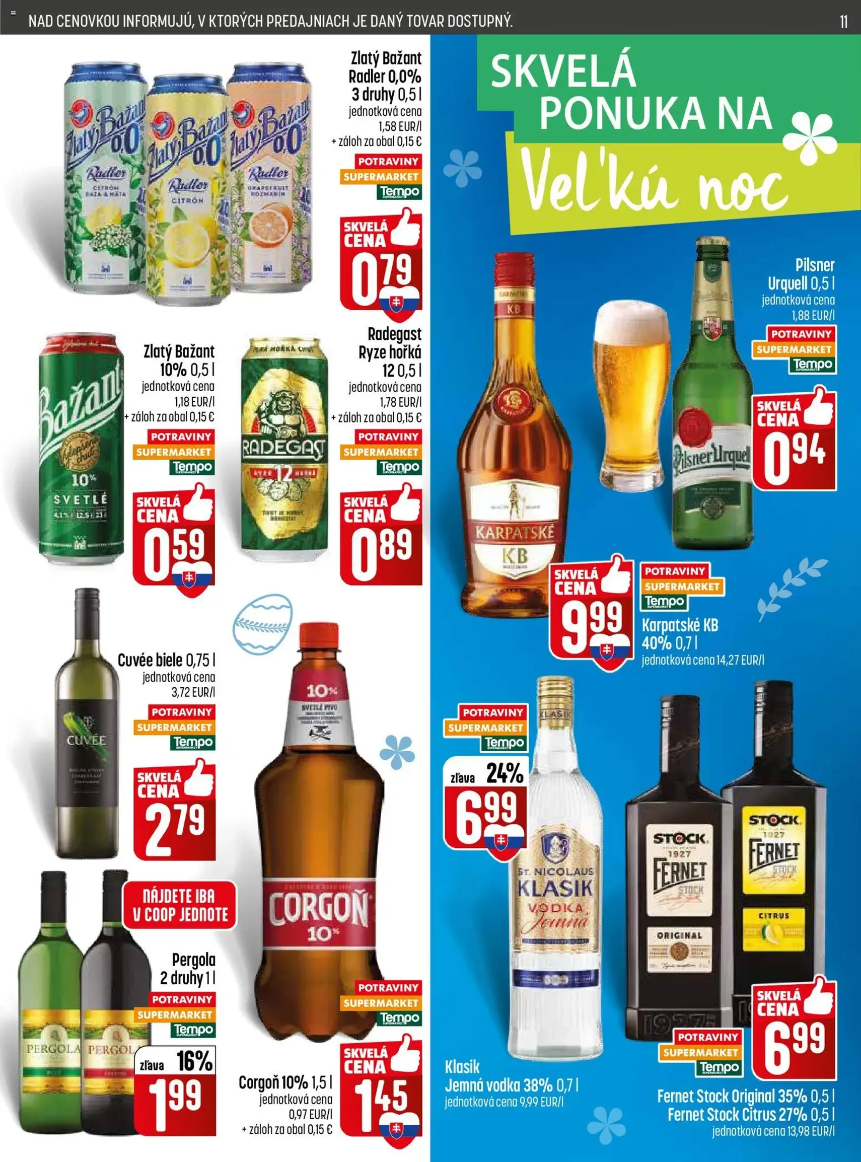 COOP Jednota leták - platný leták od 31.03.2026 strana 11 z 28