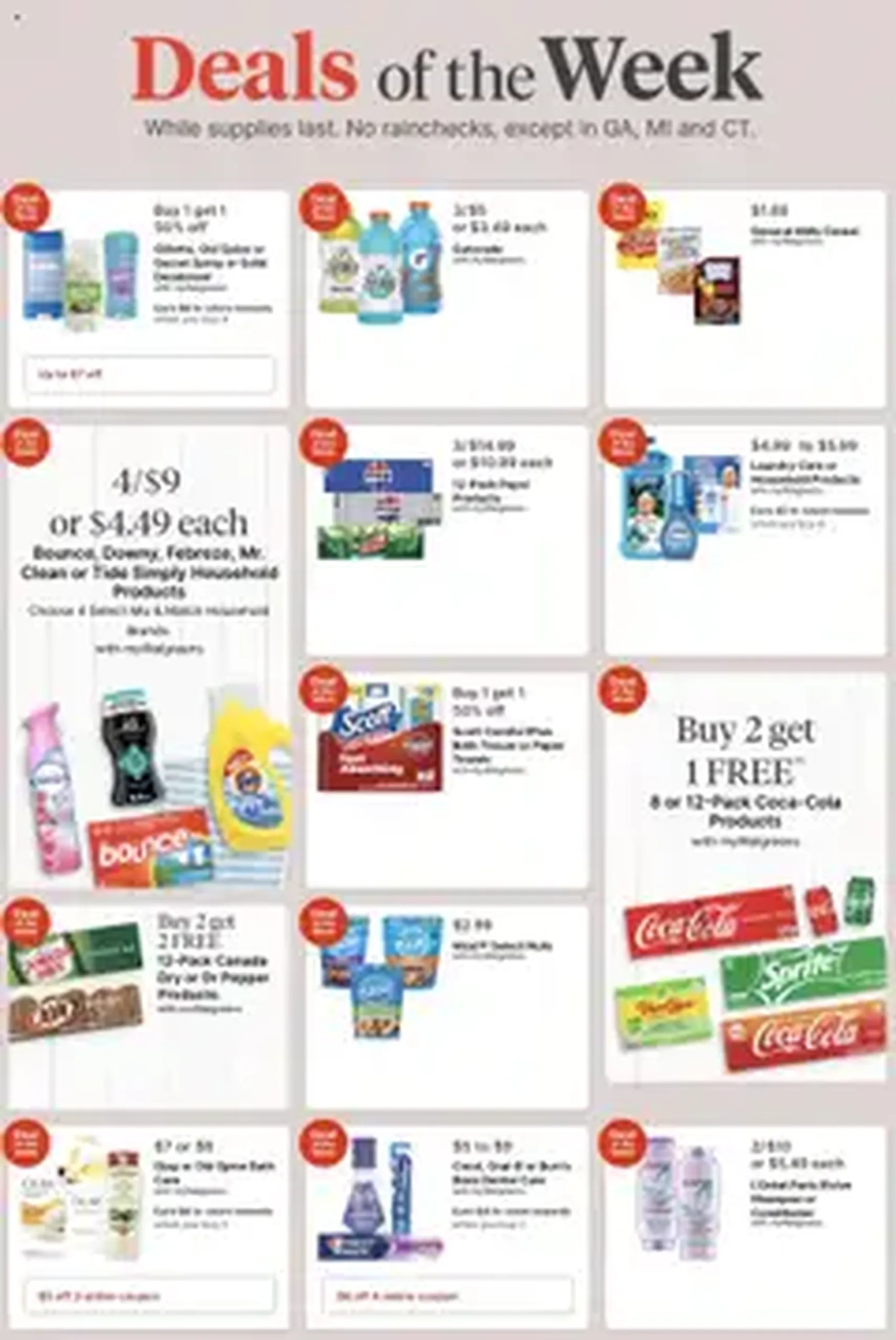 Walgreens Weekly Ad - valid flyer from 07/27/2025, page 1 of 1