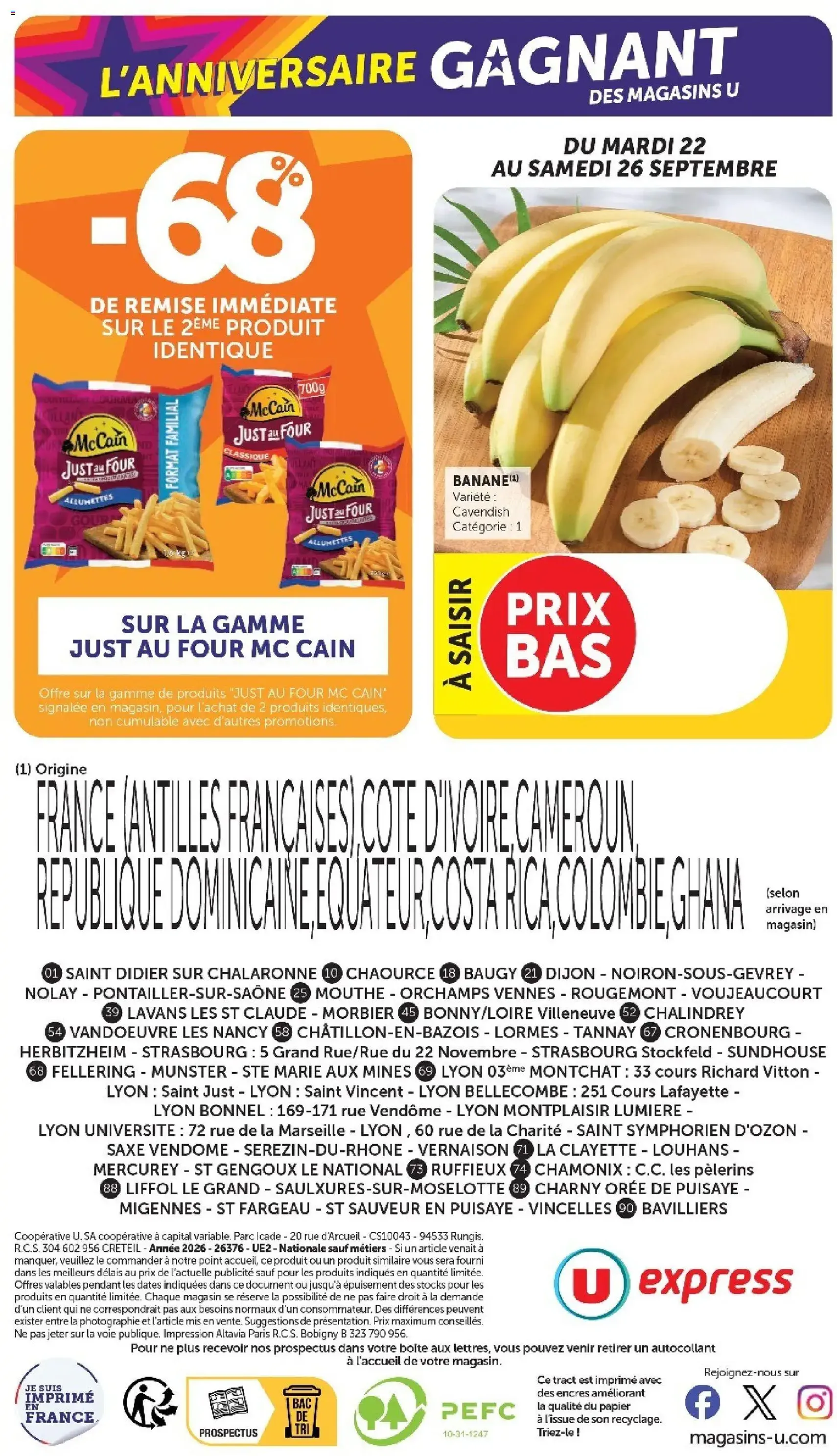 U Express catalogue - brochure valable à partir du 22/09/2026, page 20 sur 20