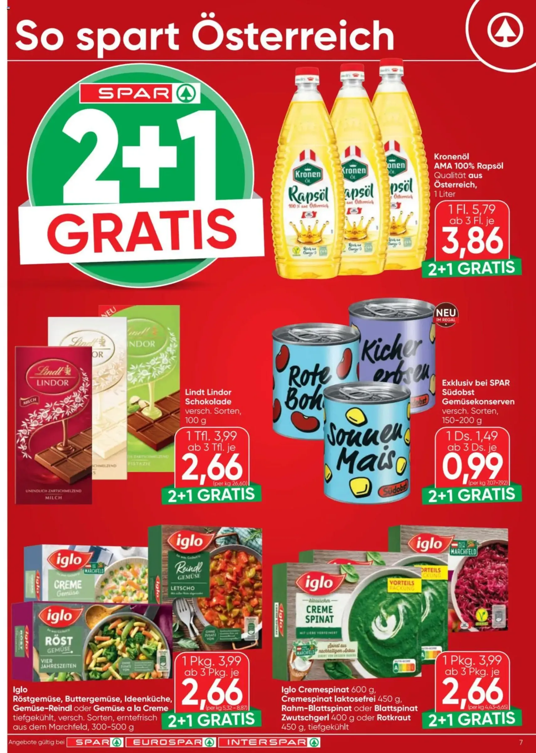 Spar Flugblatt - Gültiger Prospekt ab 04.12.2025, Seite 7 von insgesamt 20