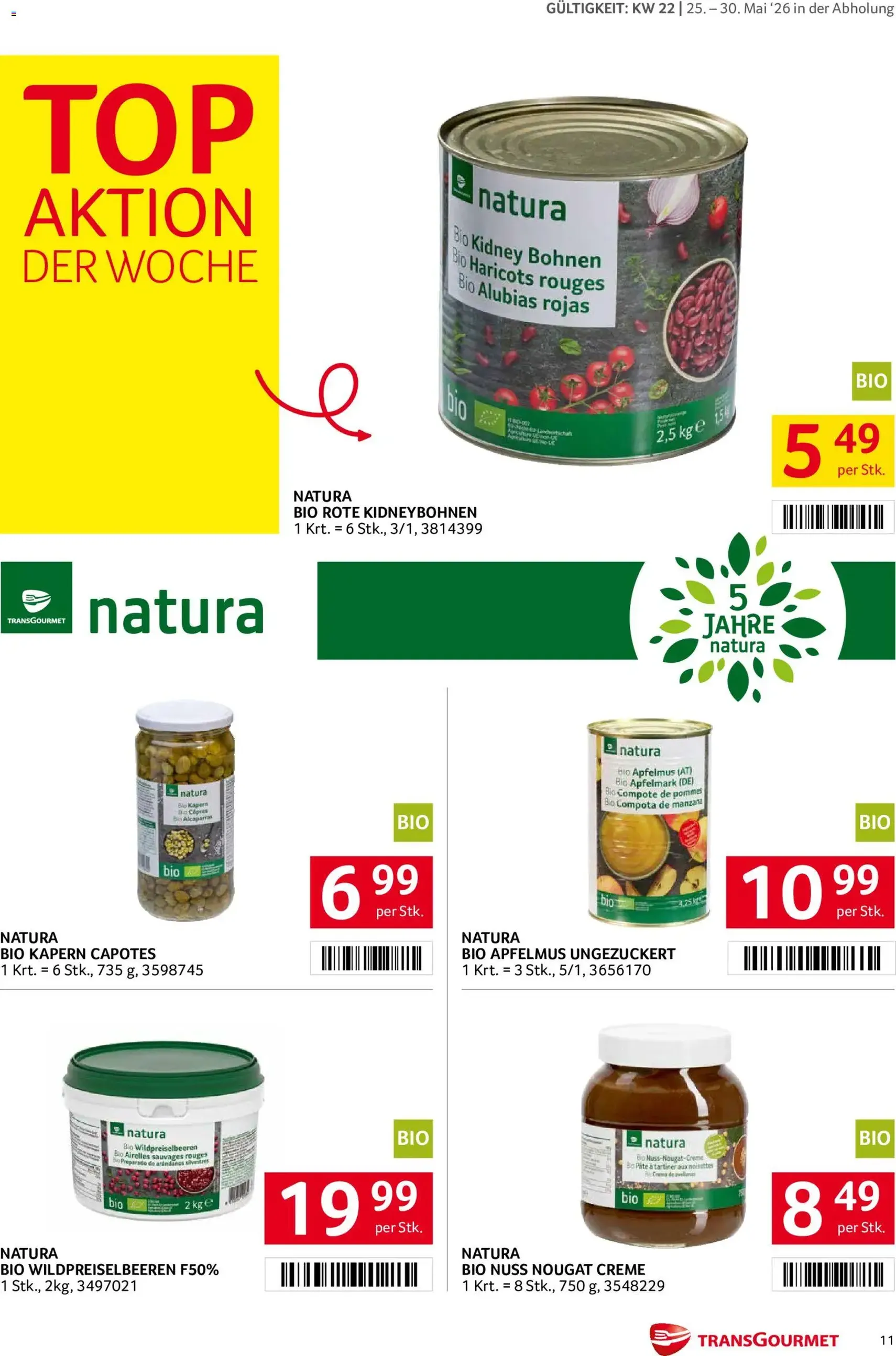 Transgourmet Flugblatt - Gültiger Prospekt ab 25.05.2026, Seite 11 von insgesamt 35