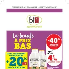 Bi1 catalogue - Prévisualisation du catalogue valable à partir du 01/09/2025