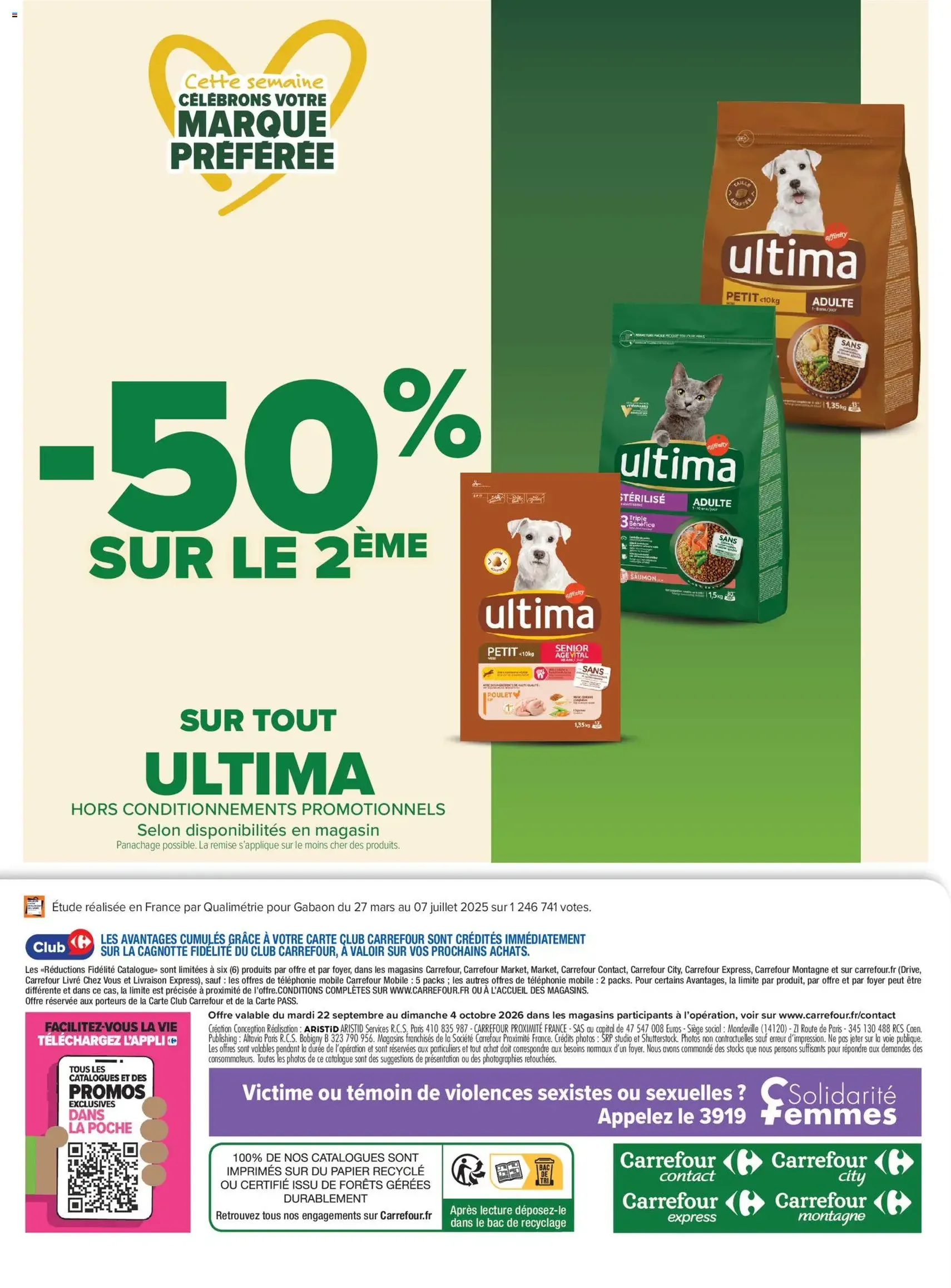 Carrefour contact catalogue - brochure valable à partir du 22/09/2026, page 23 sur 23