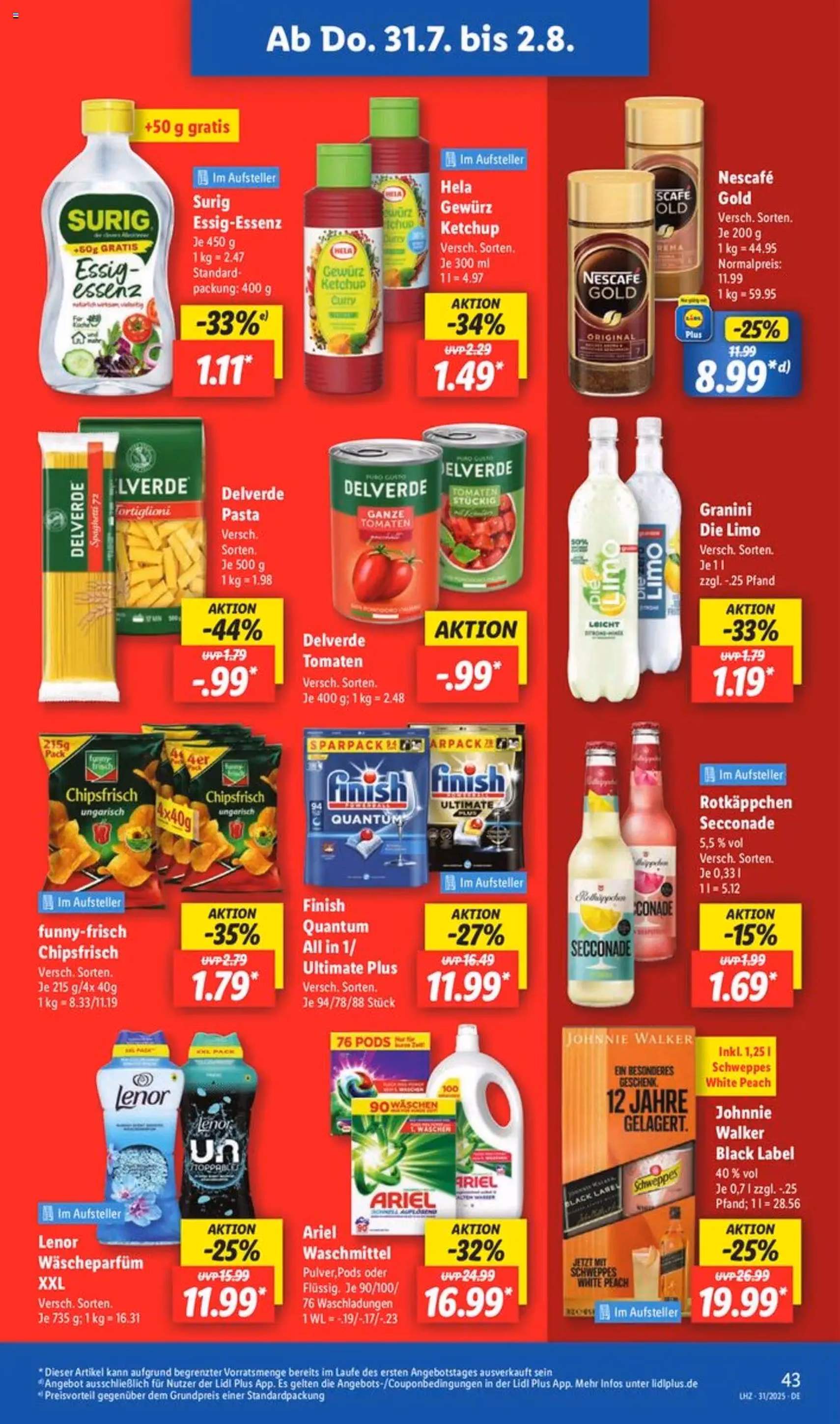 Lidl Prospekt - Gültiger Prospekt ab 28.07.2025, Seite 58 von insgesamt 62 Lidl Prospekt - Gültiger Prospekt ab 28.07.2025, Seite 58 von insgesamt 62