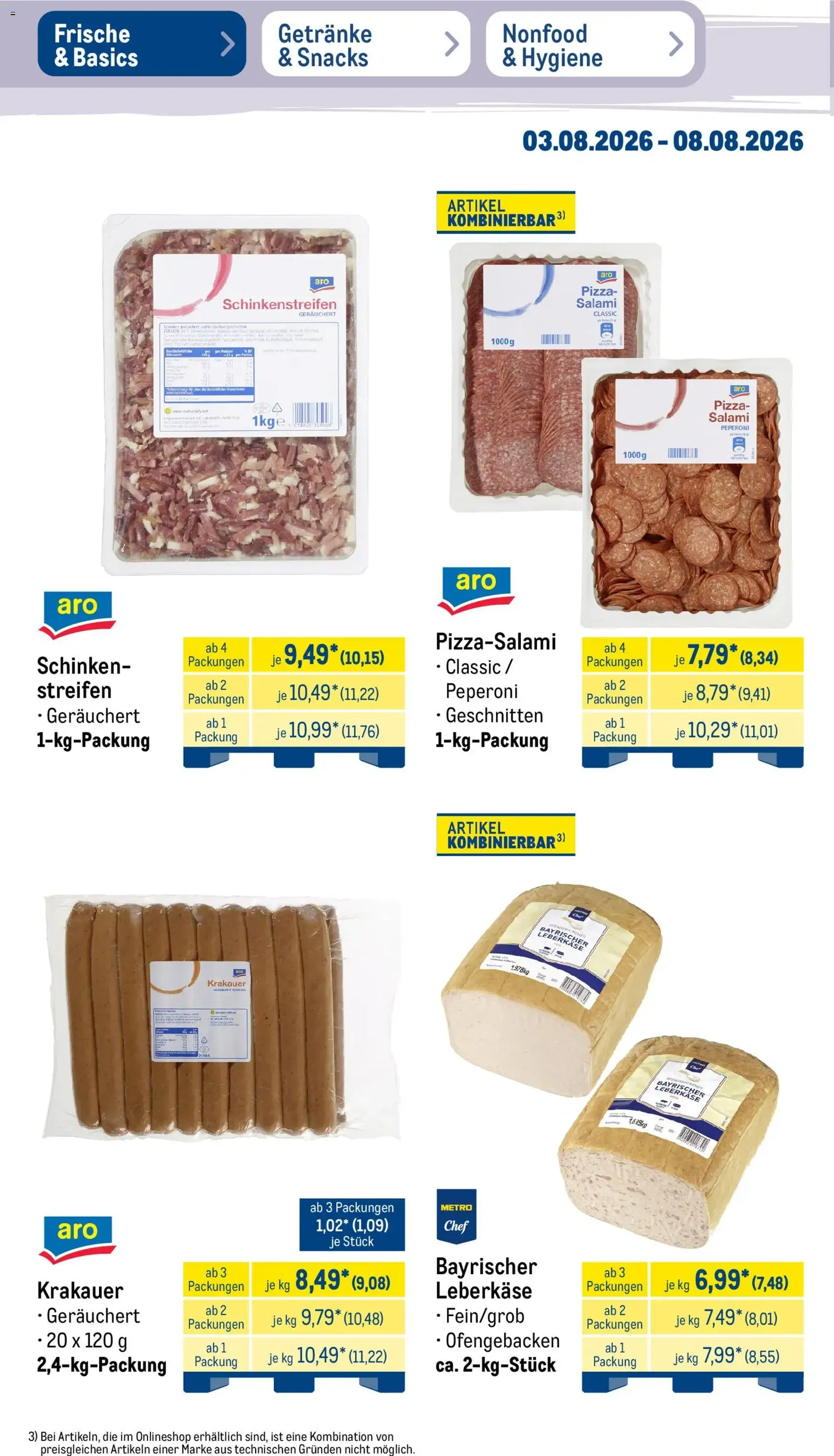 Metro Prospekt - Gültiger Prospekt ab 03.08.2026, Seite 12 von insgesamt 52