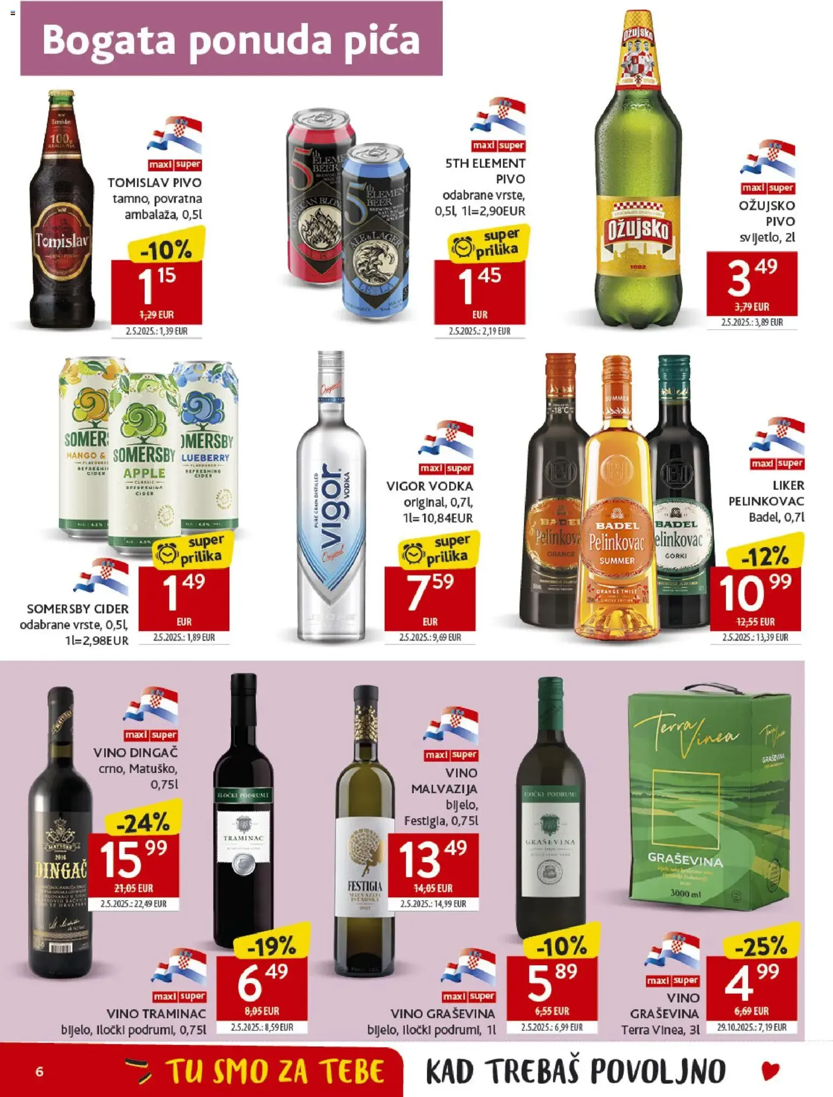 Konzum HR akciós újság - 2026.07.29. érvényes szórólap 6 oldal 40 oldalból