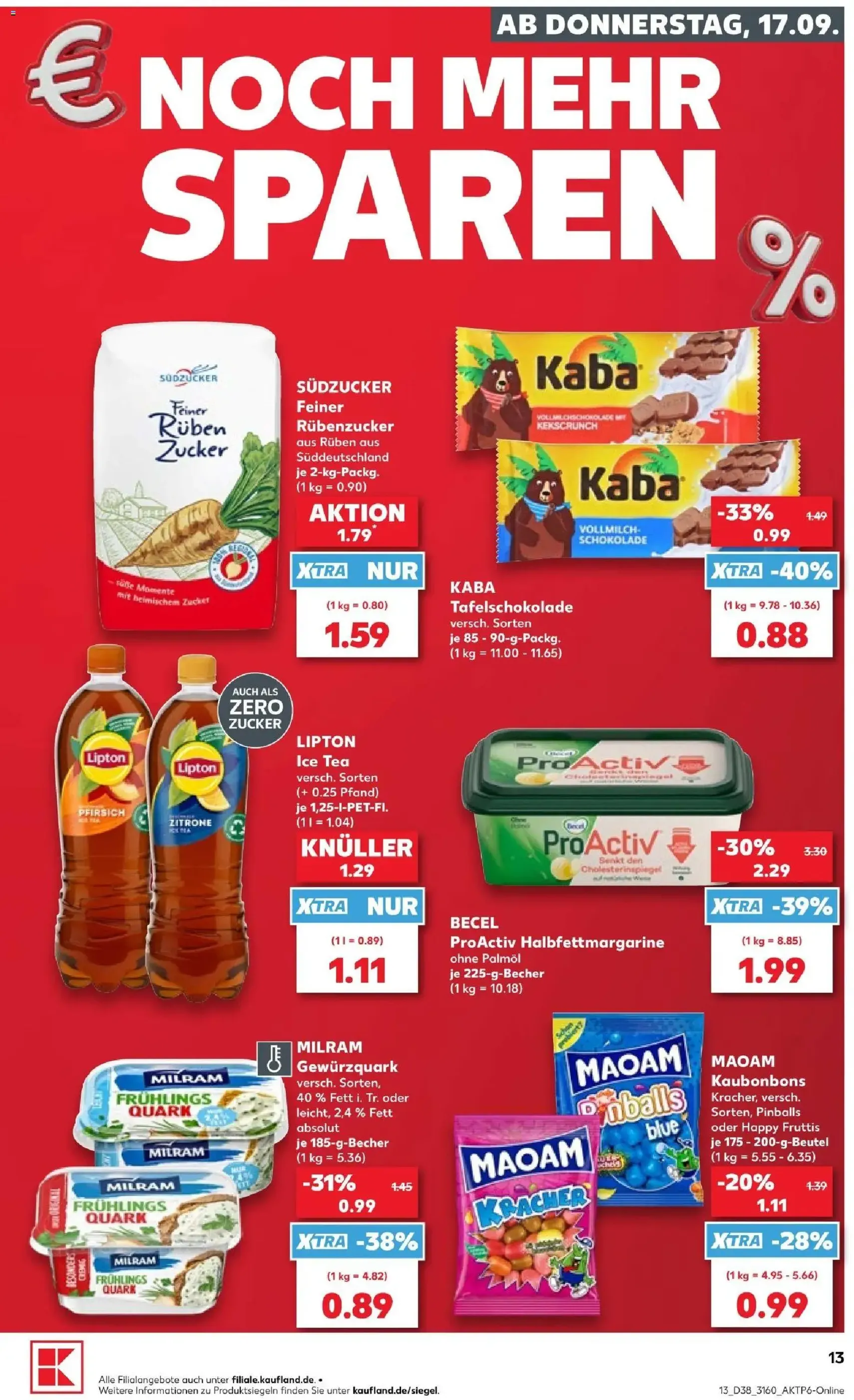 Kaufland Prospekt - Gültiger Prospekt ab 17.09.2026, Seite 13 von insgesamt 66